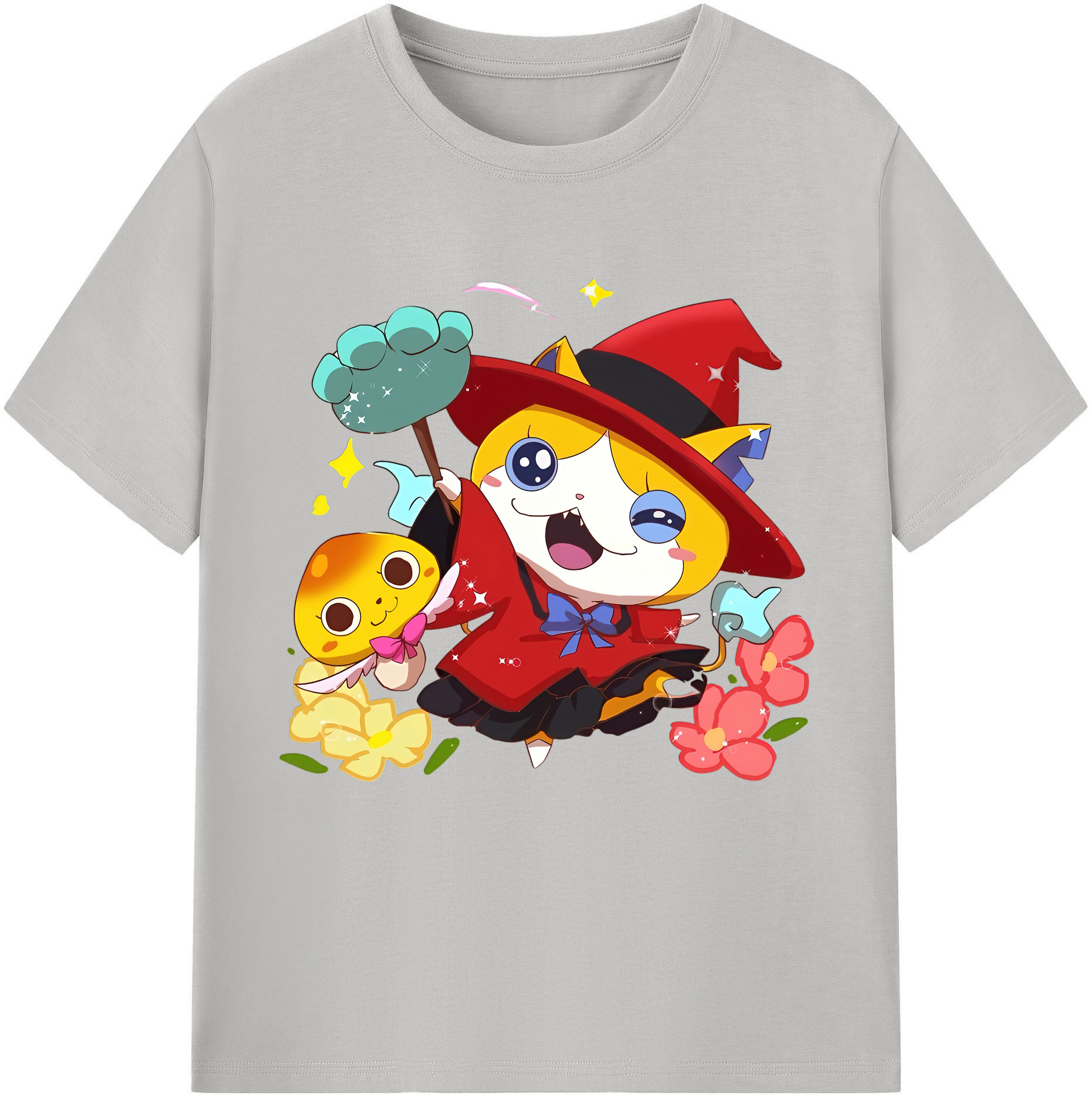 （画像用） 妖怪ウォッチ Yo-kai Watch 綿100％半袖Tシャツ（フロントプリント）