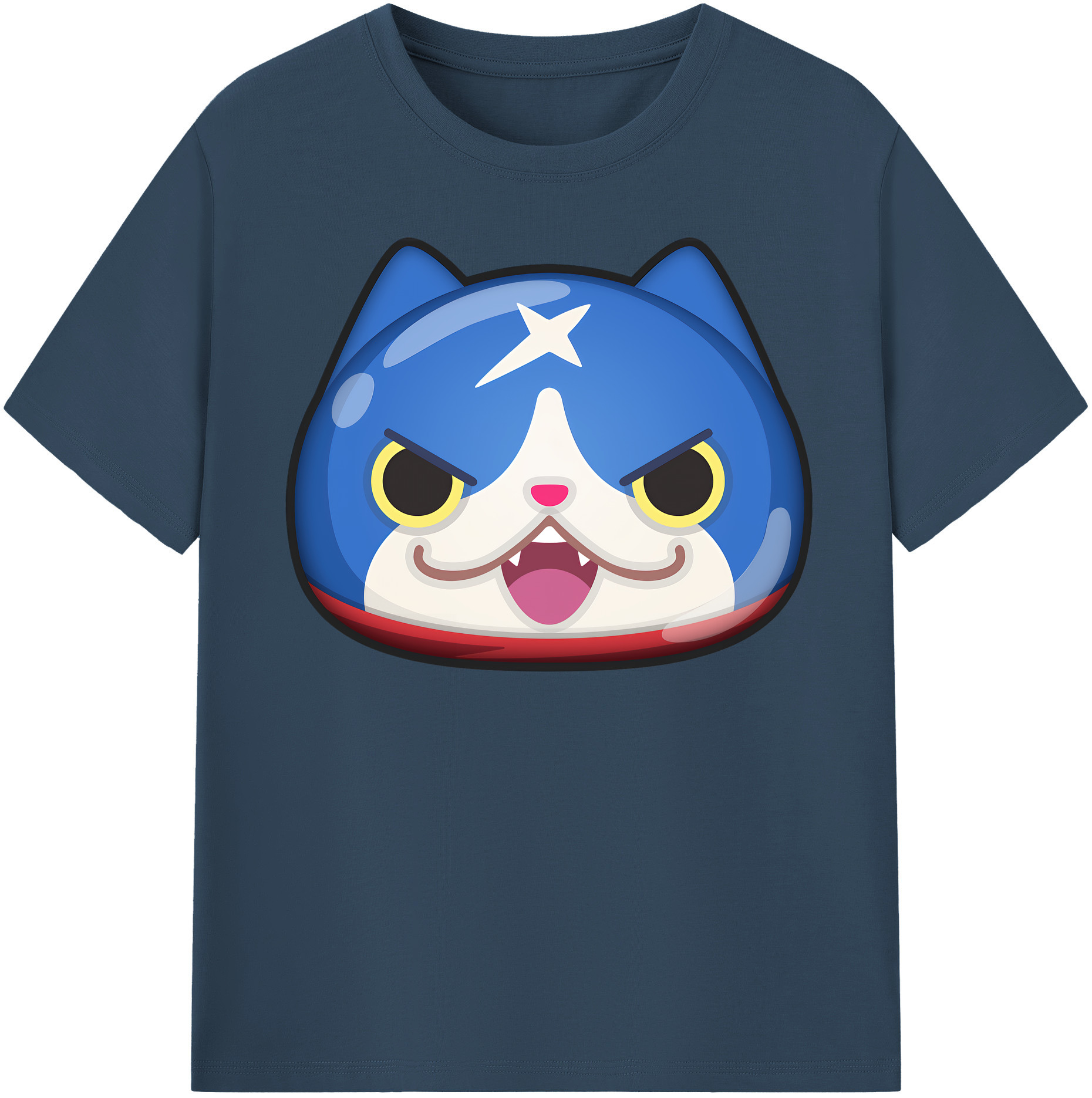 （画像用） 妖怪ウォッチ Yo-kai Watch 綿100％半袖Tシャツ（フロントプリント）