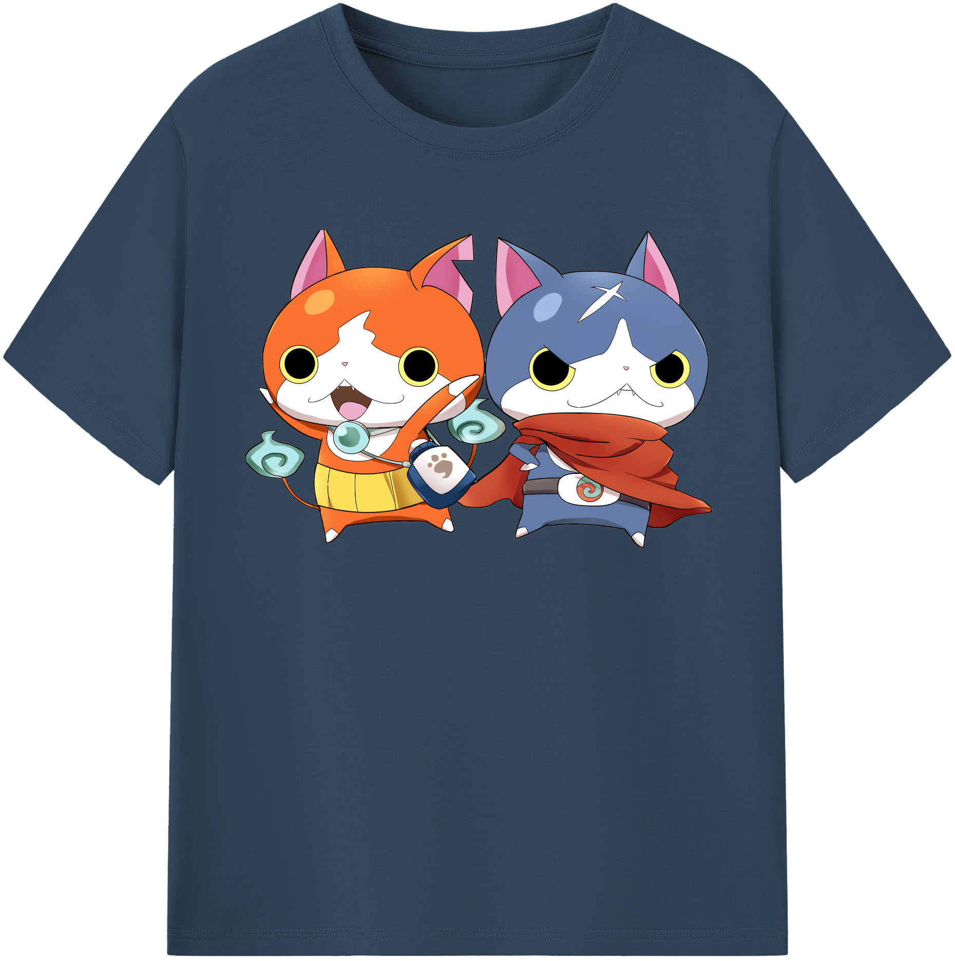 （画像用） 妖怪ウォッチ Yo-kai Watch 綿100％半袖Tシャツ（フロントプリント）