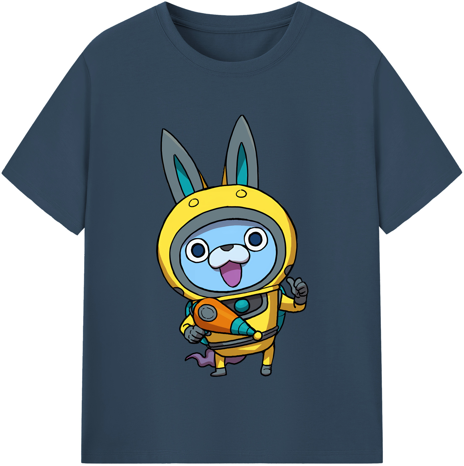 （画像用） 妖怪ウォッチ Yo-kai Watch 綿100％半袖Tシャツ（フロントプリント）