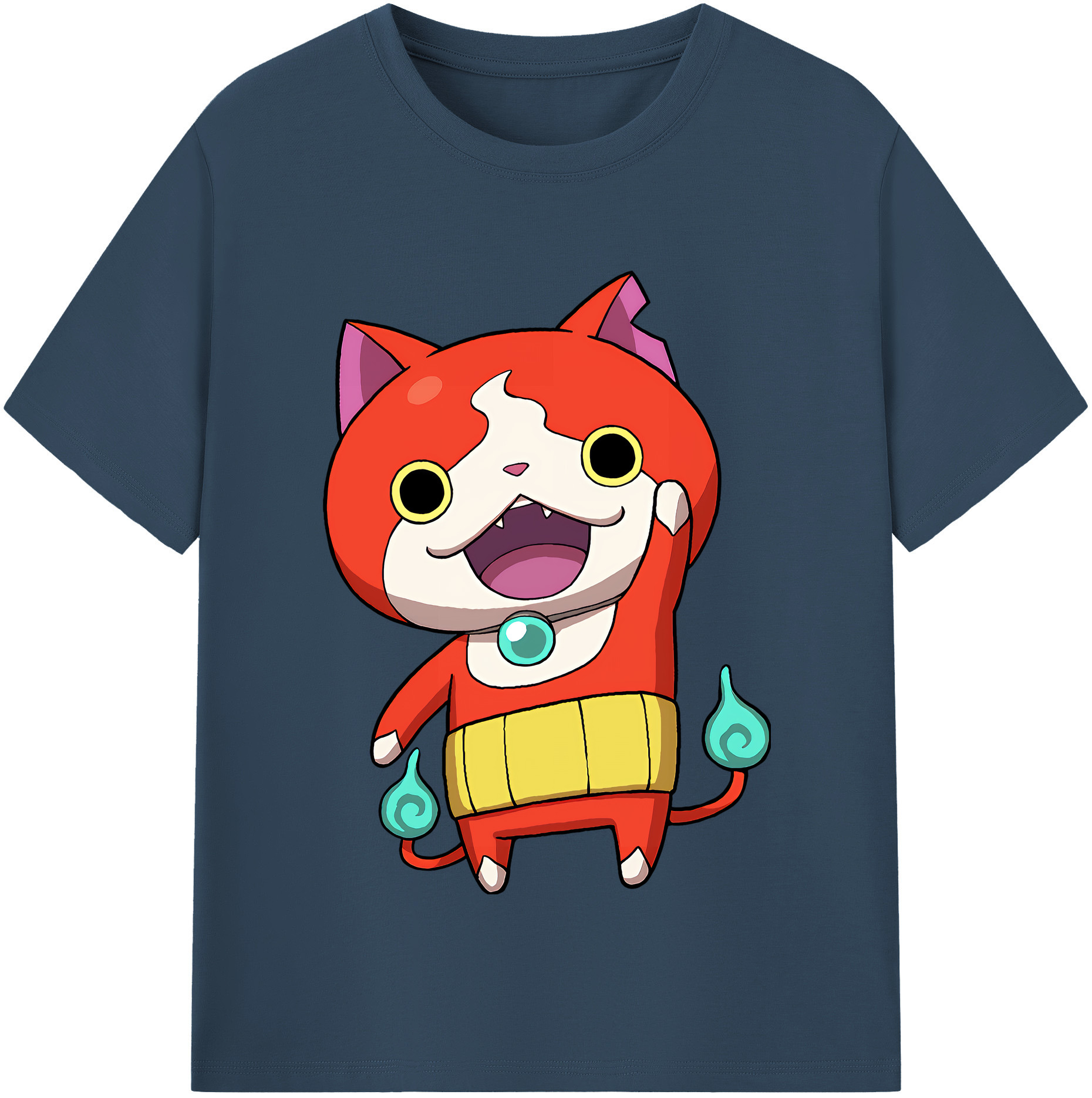 （画像用） 妖怪ウォッチ Yo-kai Watch 綿100％半袖Tシャツ（フロントプリント）