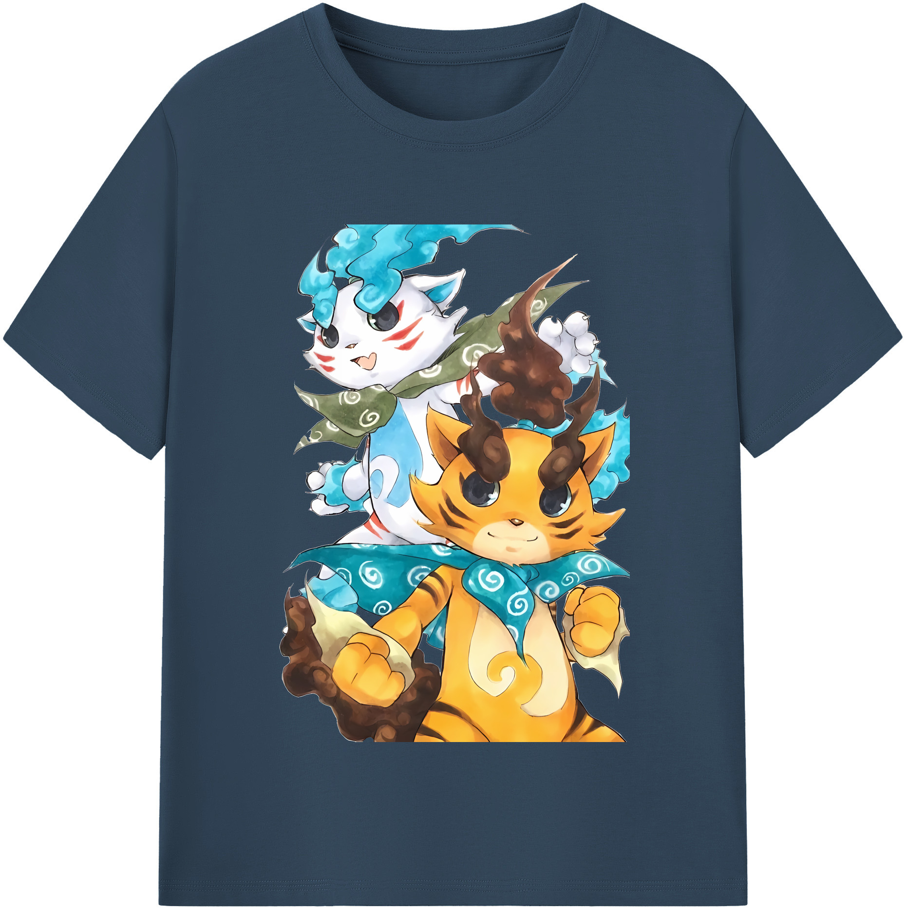 （画像用） 妖怪ウォッチ Yo-kai Watch 綿100％半袖Tシャツ（フロントプリント）