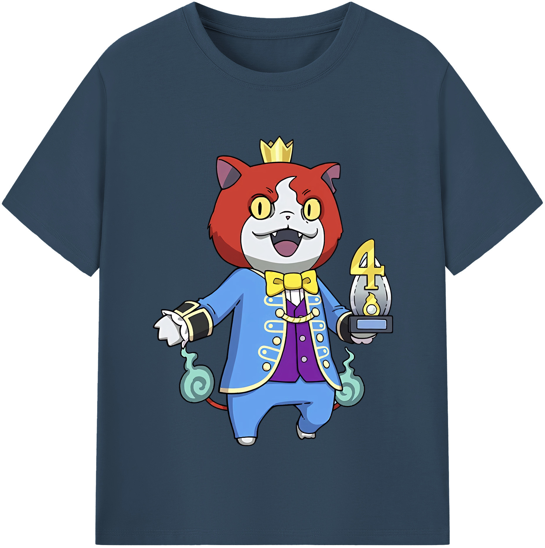 （画像用） 妖怪ウォッチ Yo-kai Watch 綿100％半袖Tシャツ（フロントプリント）