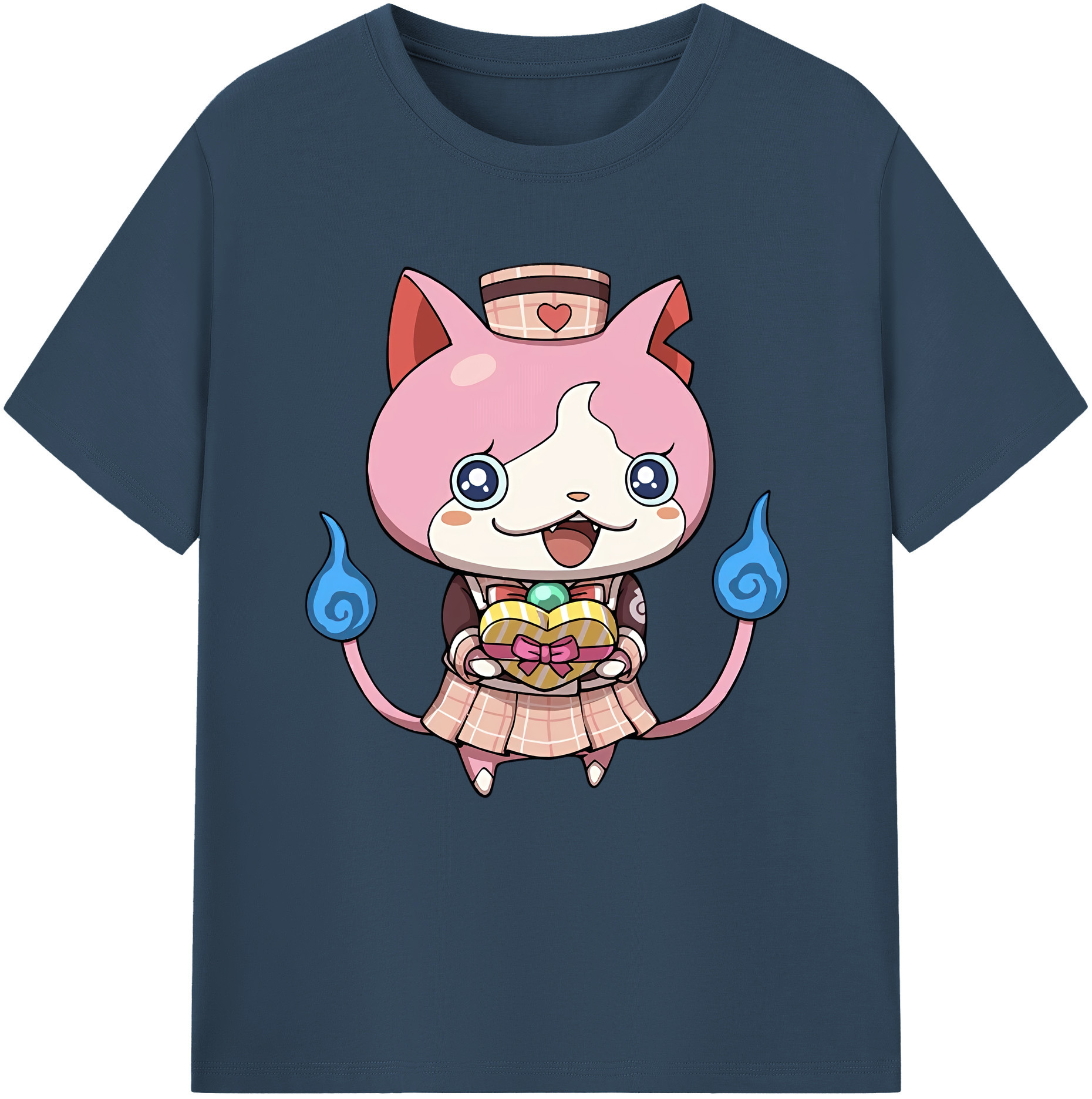 （画像用） 妖怪ウォッチ Yo-kai Watch 綿100％半袖Tシャツ（フロントプリント）