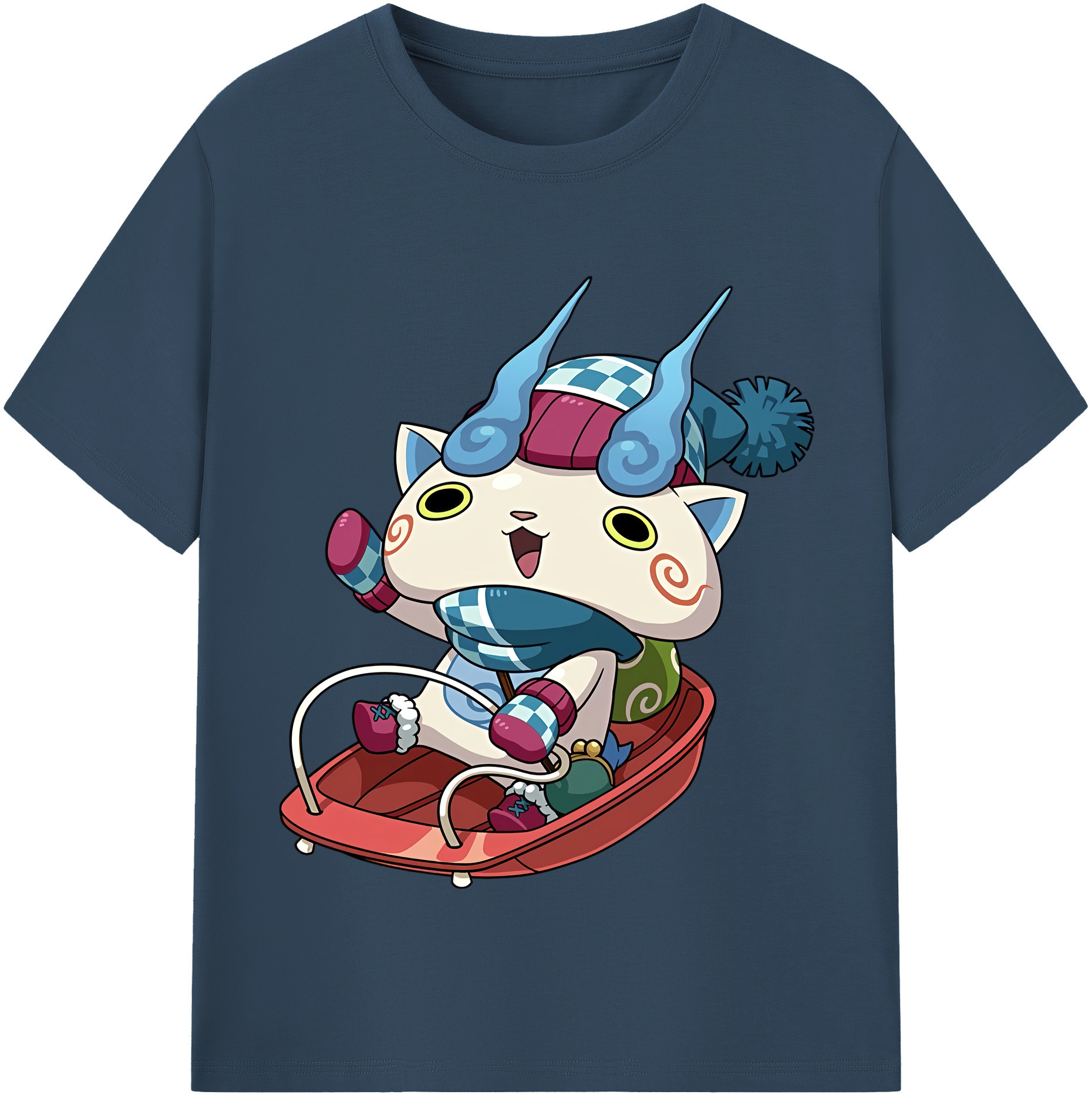 （画像用） 妖怪ウォッチ Yo-kai Watch 綿100％半袖Tシャツ（フロントプリント）