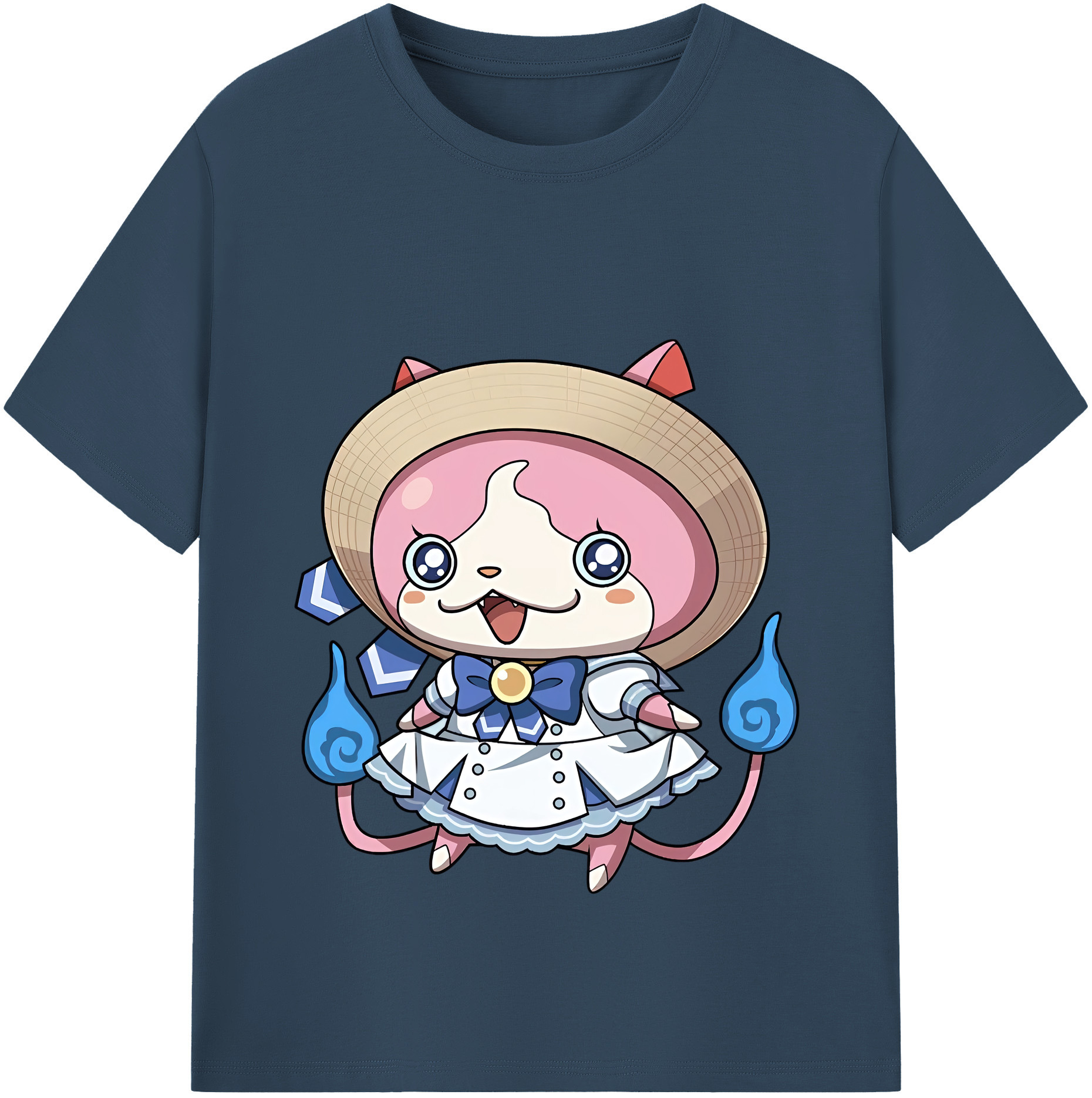 （画像用） 妖怪ウォッチ Yo-kai Watch 綿100％半袖Tシャツ（フロントプリント）