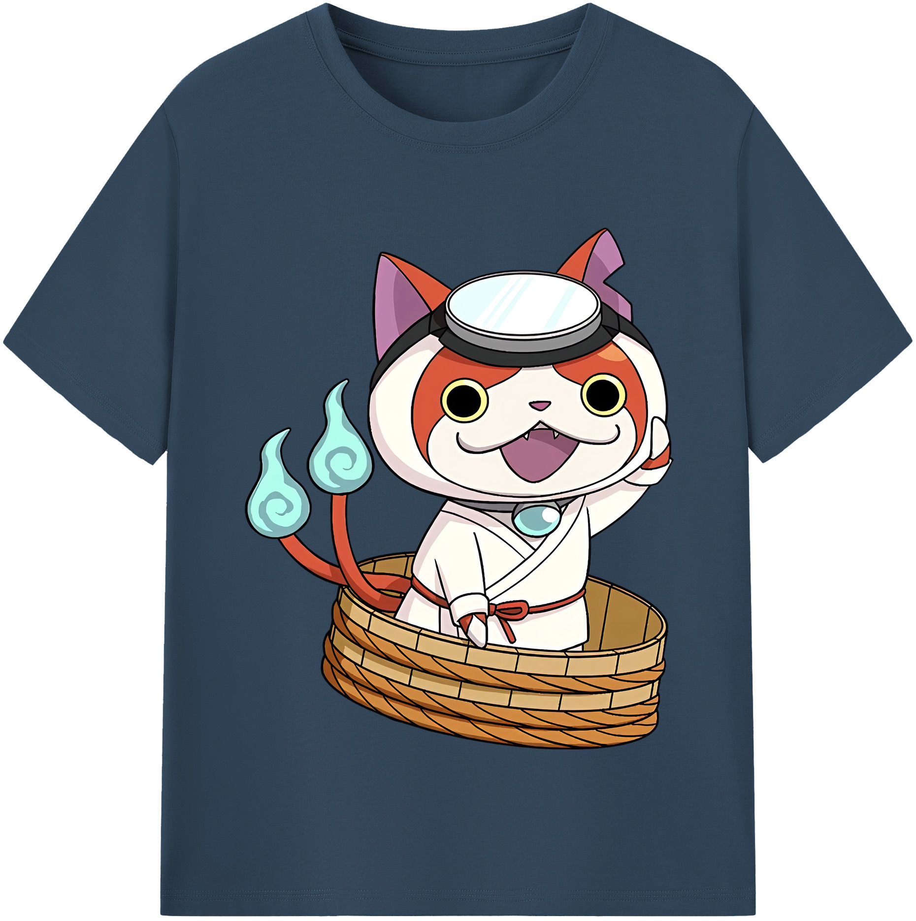 （画像用） 妖怪ウォッチ Yo-kai Watch 綿100％半袖Tシャツ（フロントプリント）