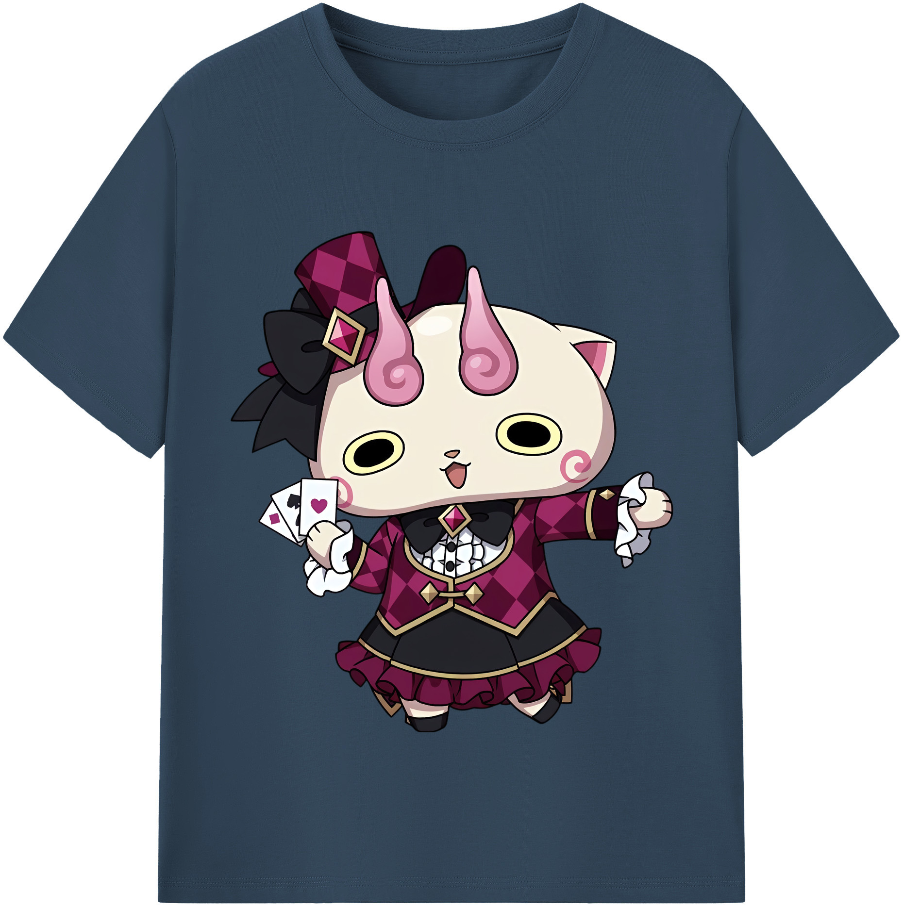 （画像用） 妖怪ウォッチ Yo-kai Watch 綿100％半袖Tシャツ（フロントプリント）