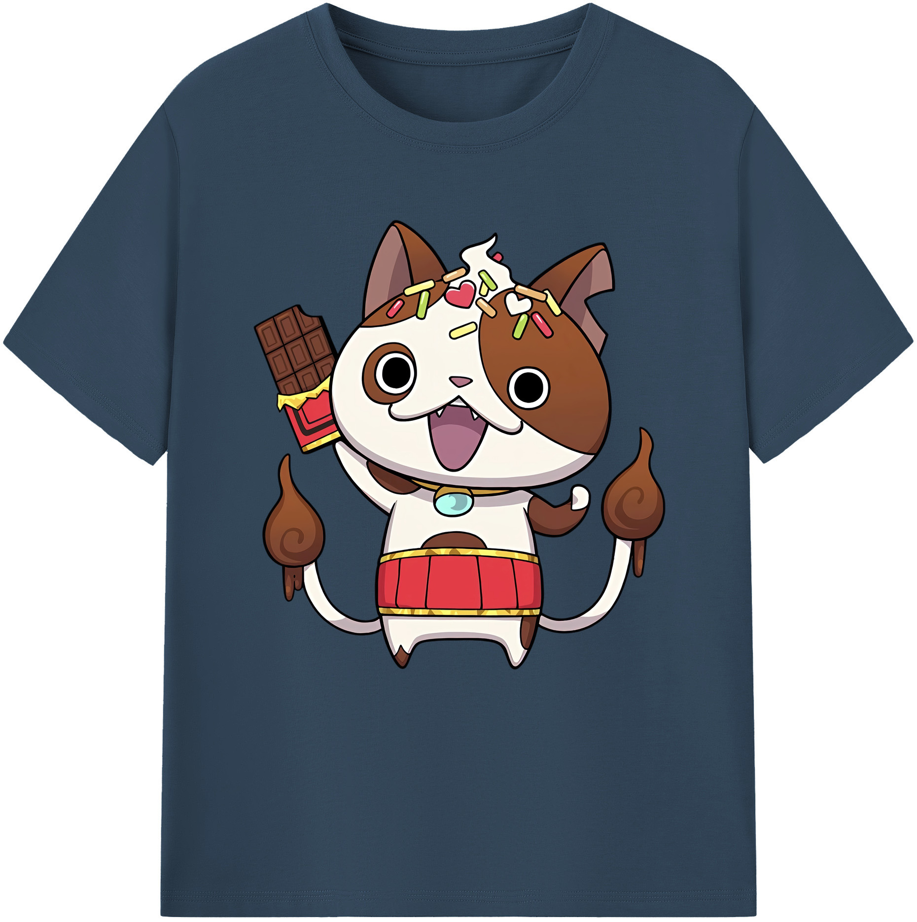 （画像用） 妖怪ウォッチ Yo-kai Watch 綿100％半袖Tシャツ（フロントプリント）