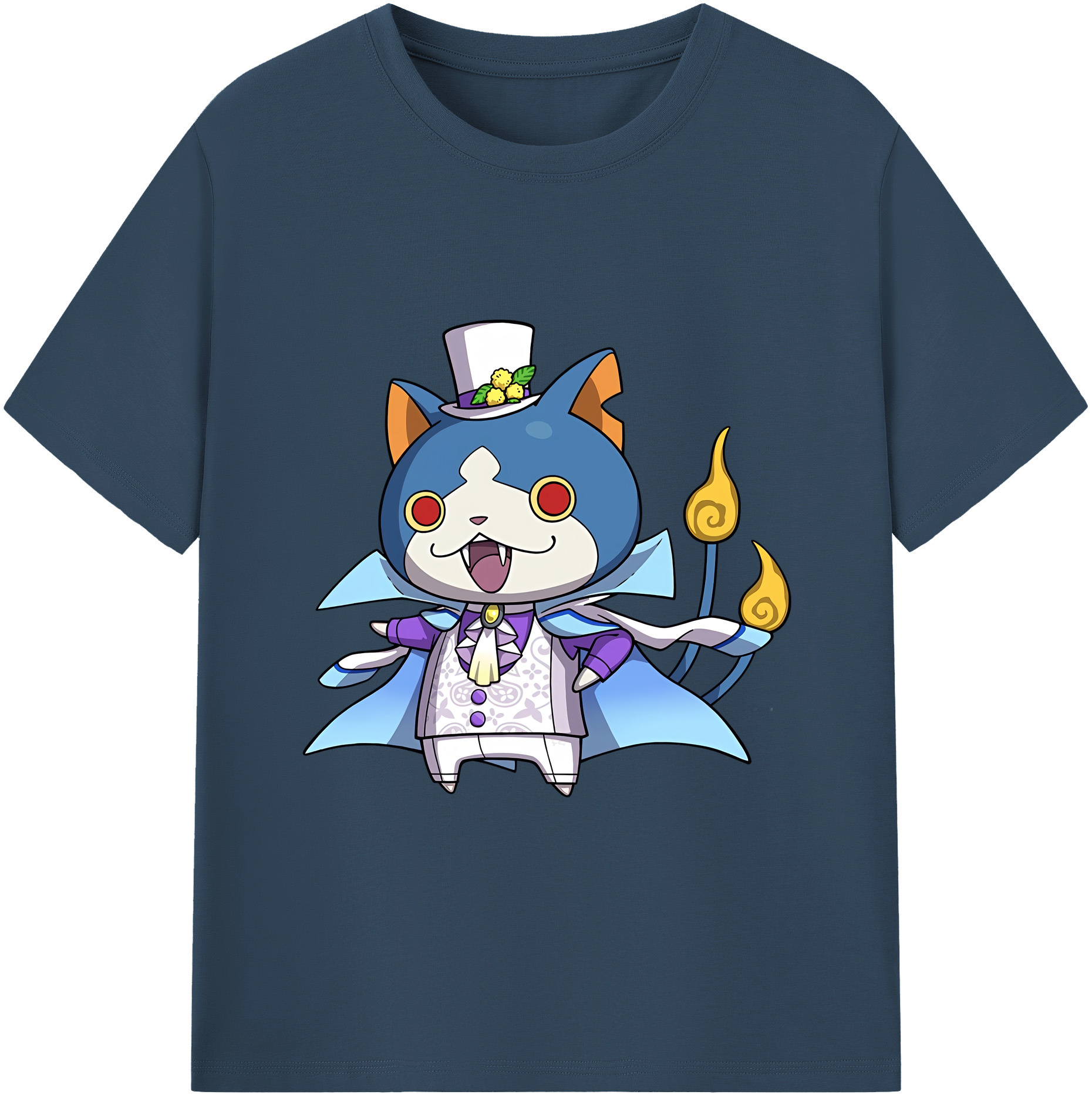 （画像用） 妖怪ウォッチ Yo-kai Watch 綿100％半袖Tシャツ（フロントプリント）