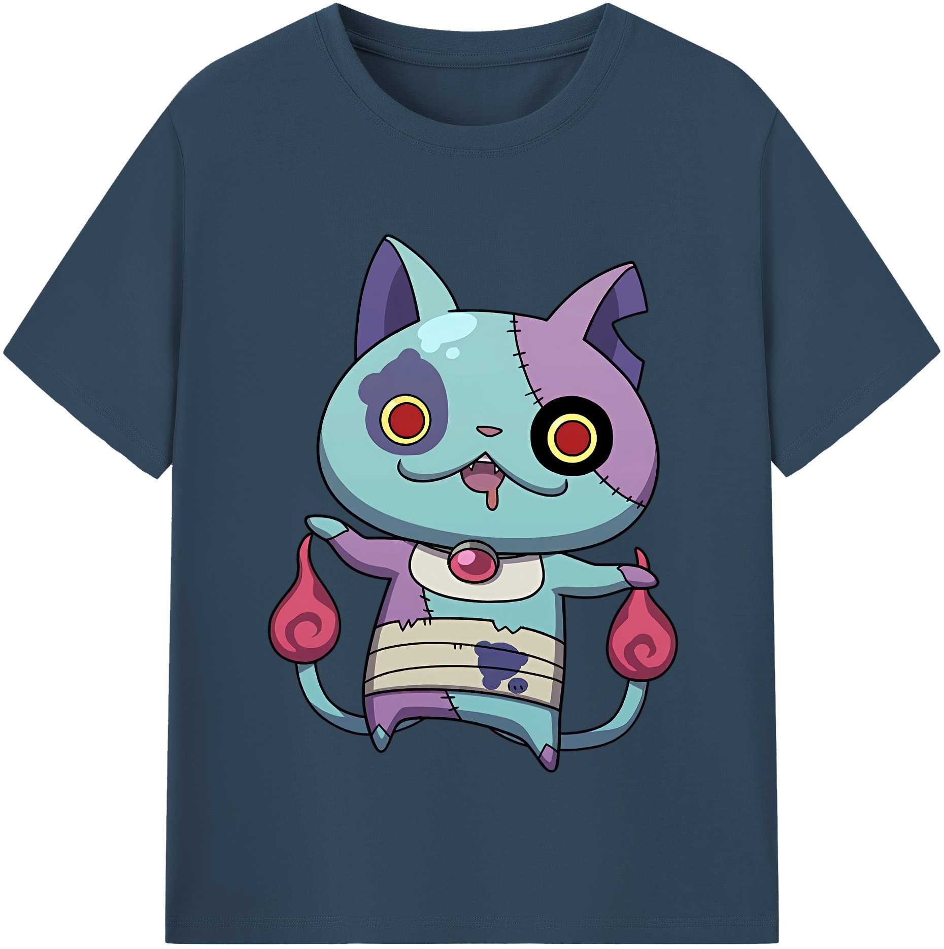 （画像用） 妖怪ウォッチ Yo-kai Watch 綿100％半袖Tシャツ（フロントプリント）