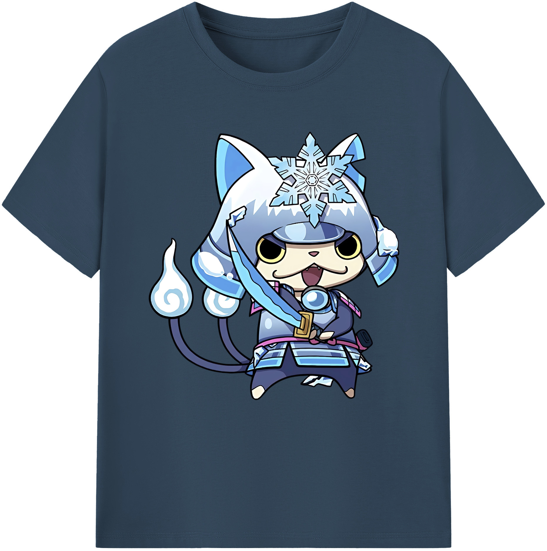 （画像用） 妖怪ウォッチ Yo-kai Watch 綿100％半袖Tシャツ（フロントプリント）