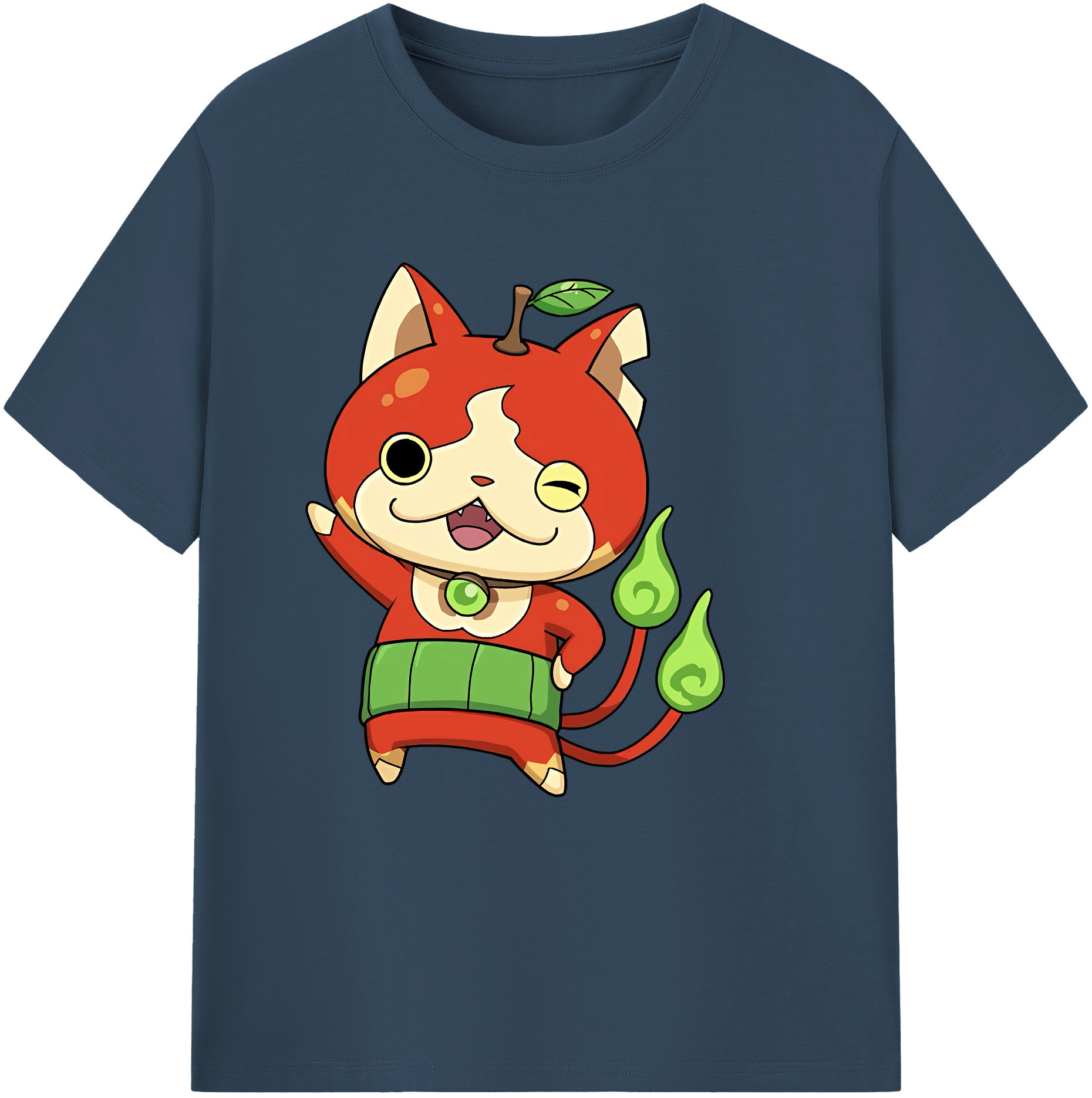 （画像用） 妖怪ウォッチ Yo-kai Watch 綿100％半袖Tシャツ（フロントプリント）