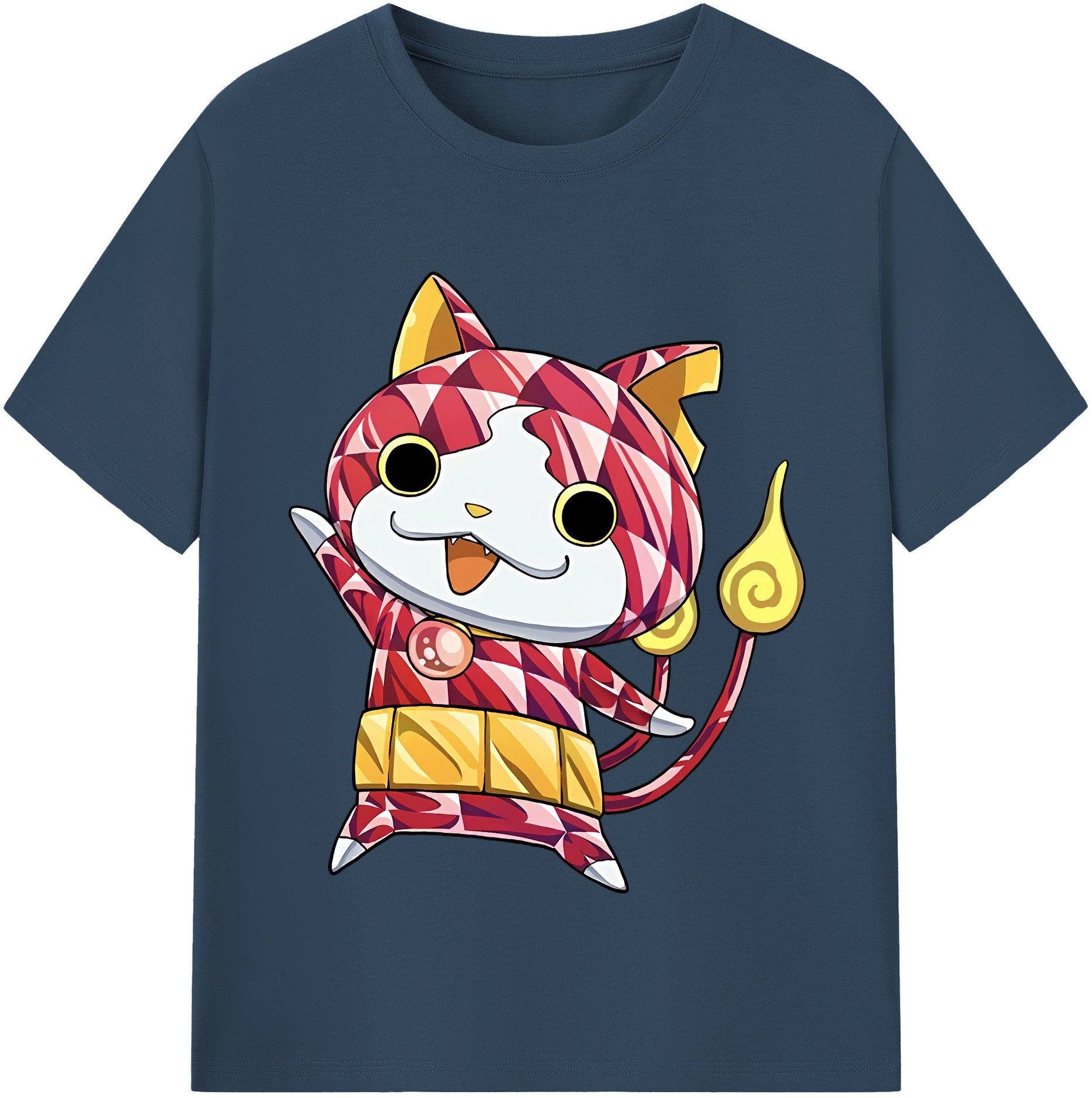 （画像用） 妖怪ウォッチ Yo-kai Watch 綿100％半袖Tシャツ（フロントプリント）