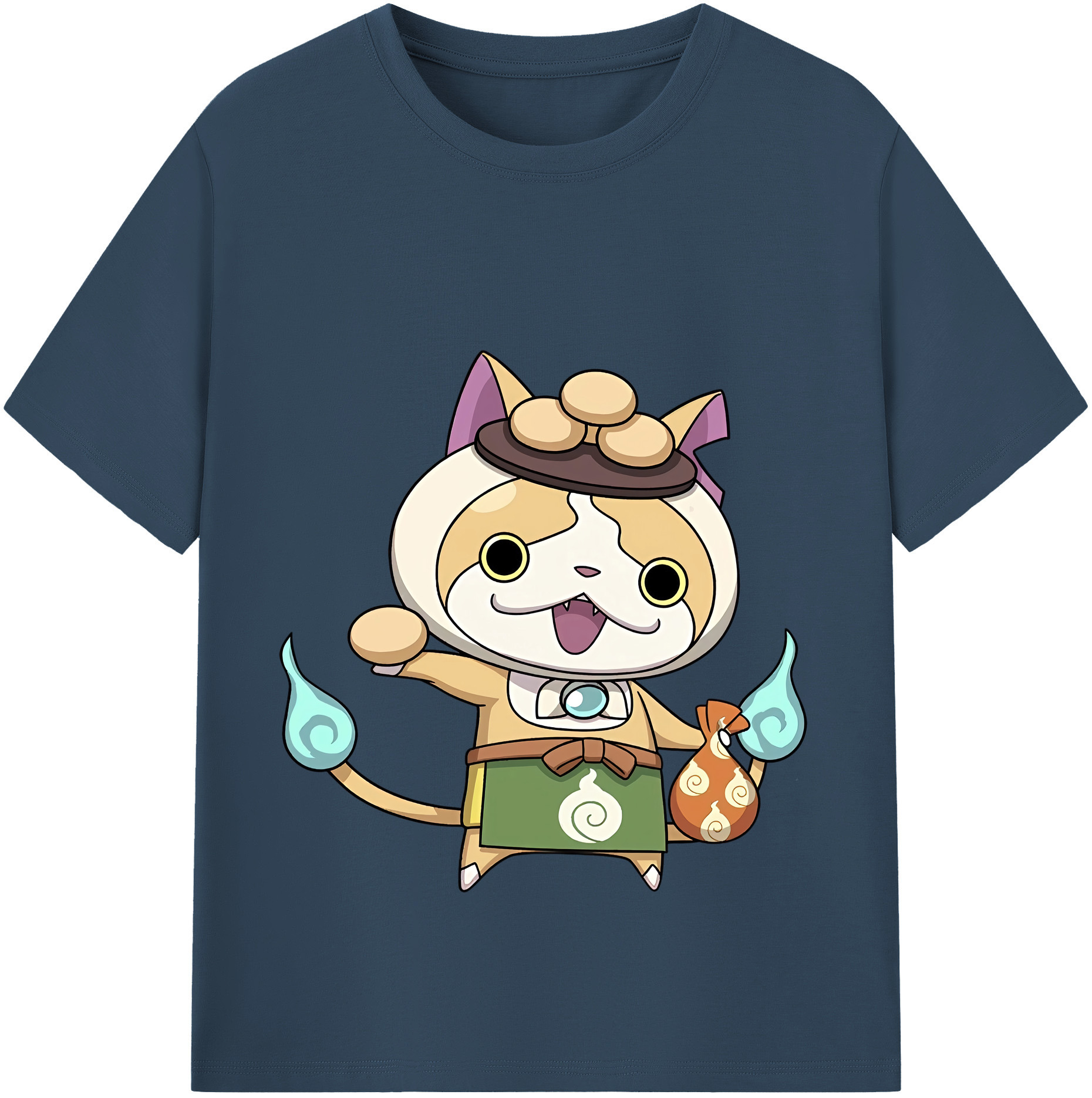 （画像用） 妖怪ウォッチ Yo-kai Watch 綿100％半袖Tシャツ（フロントプリント）