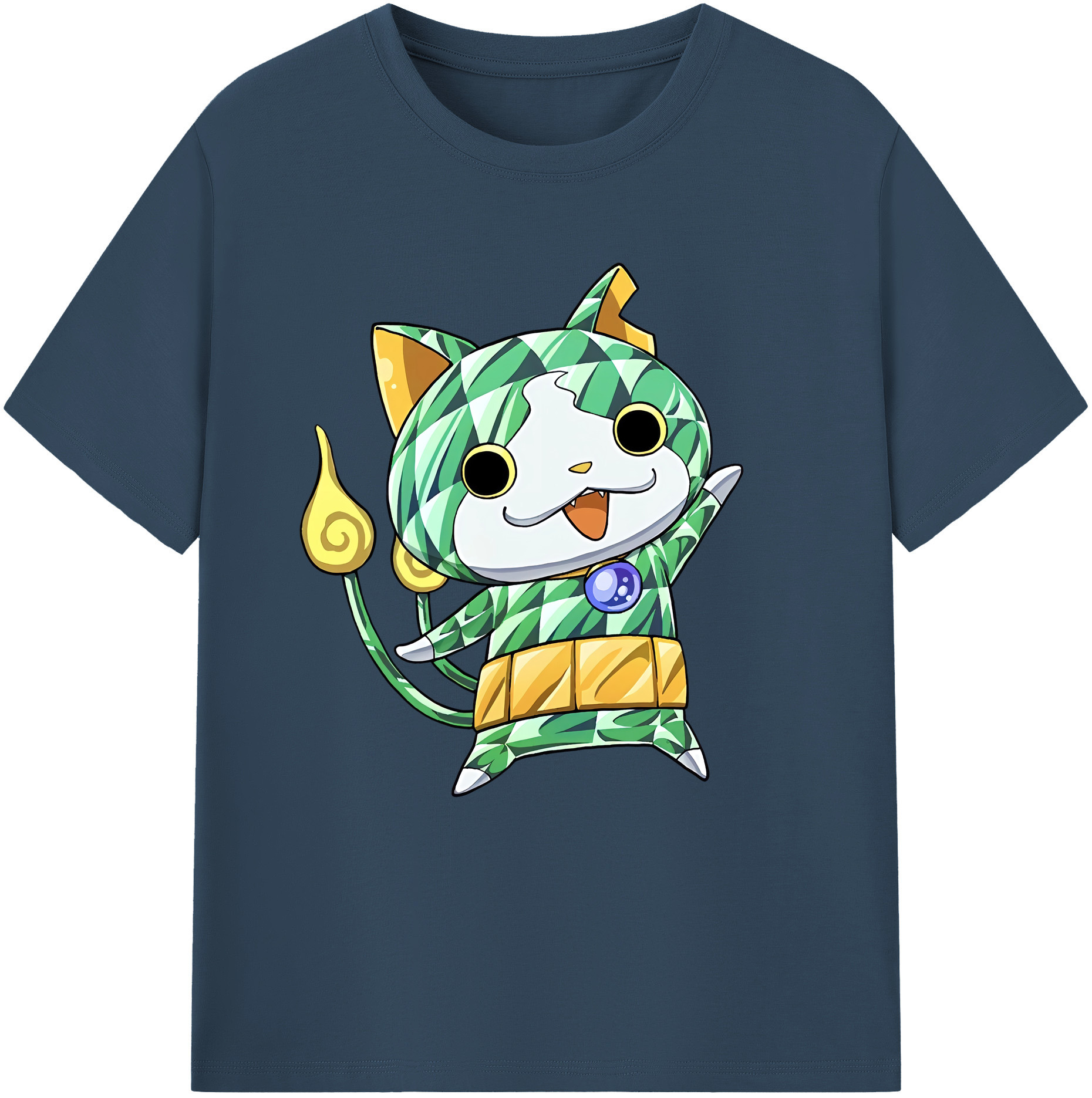 （画像用） 妖怪ウォッチ Yo-kai Watch 綿100％半袖Tシャツ（フロントプリント）