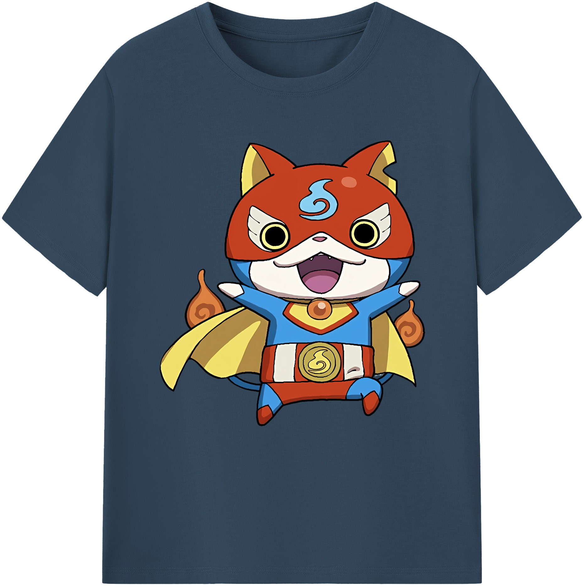 （画像用） 妖怪ウォッチ Yo-kai Watch 綿100％半袖Tシャツ（フロントプリント）