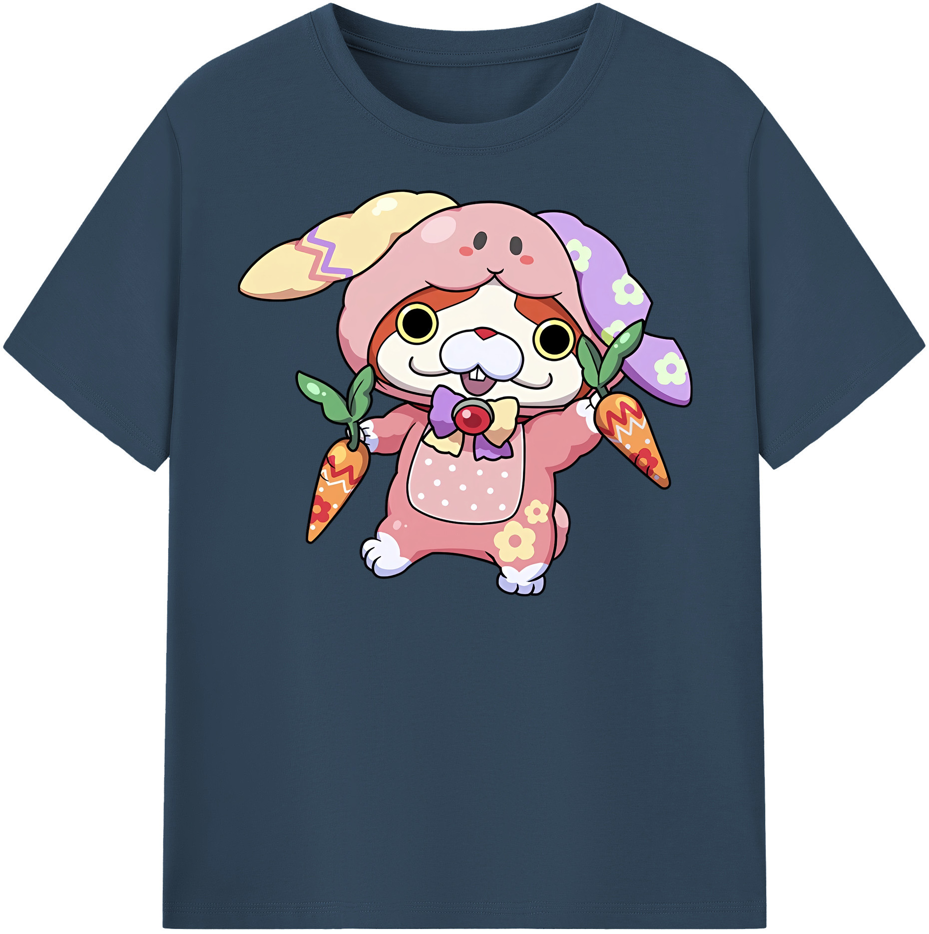 （画像用） 妖怪ウォッチ Yo-kai Watch 綿100％半袖Tシャツ（フロントプリント）