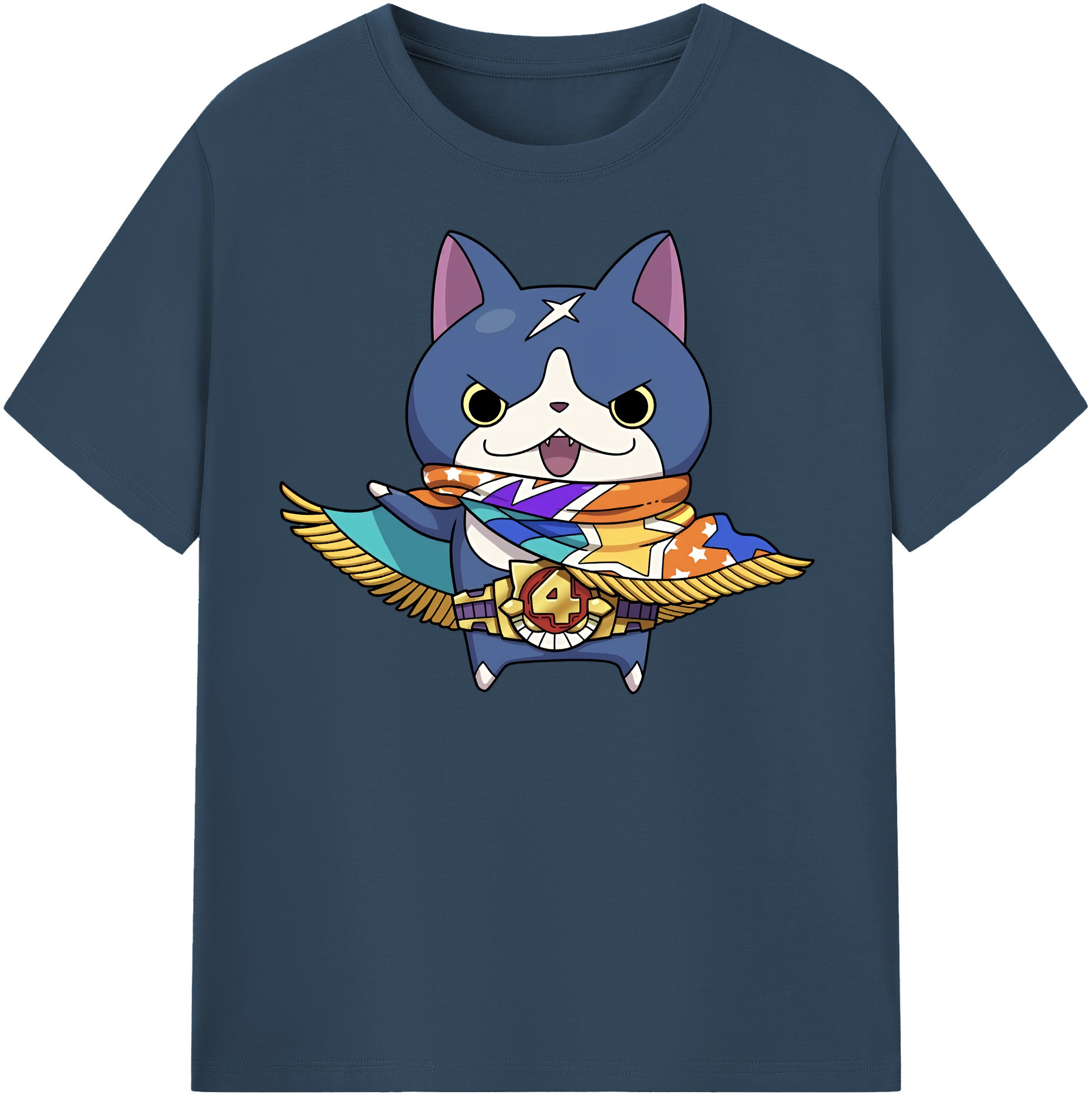 （画像用） 妖怪ウォッチ Yo-kai Watch 綿100％半袖Tシャツ（フロントプリント）