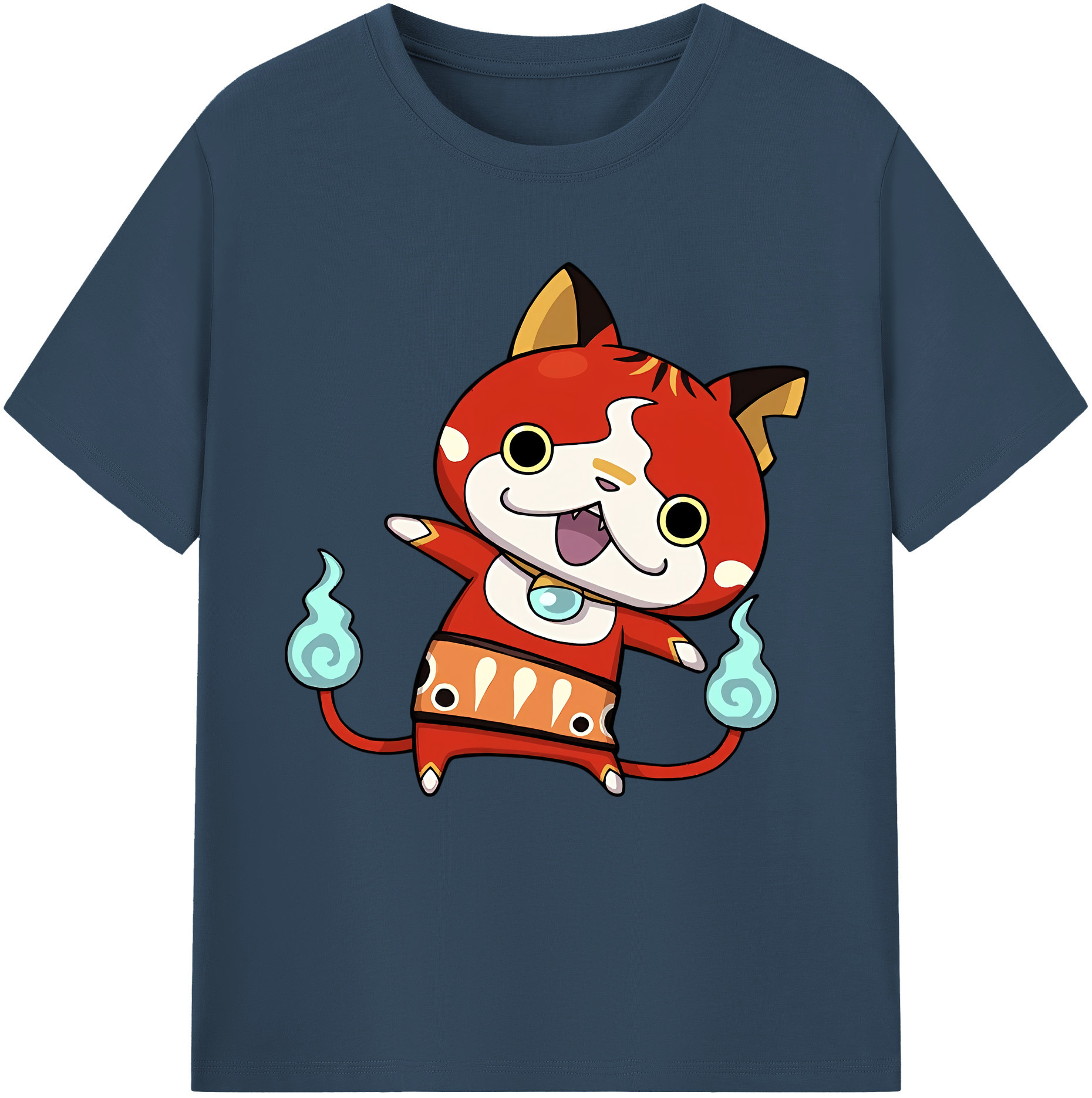 （画像用） 妖怪ウォッチ Yo-kai Watch 綿100％半袖Tシャツ（フロントプリント）