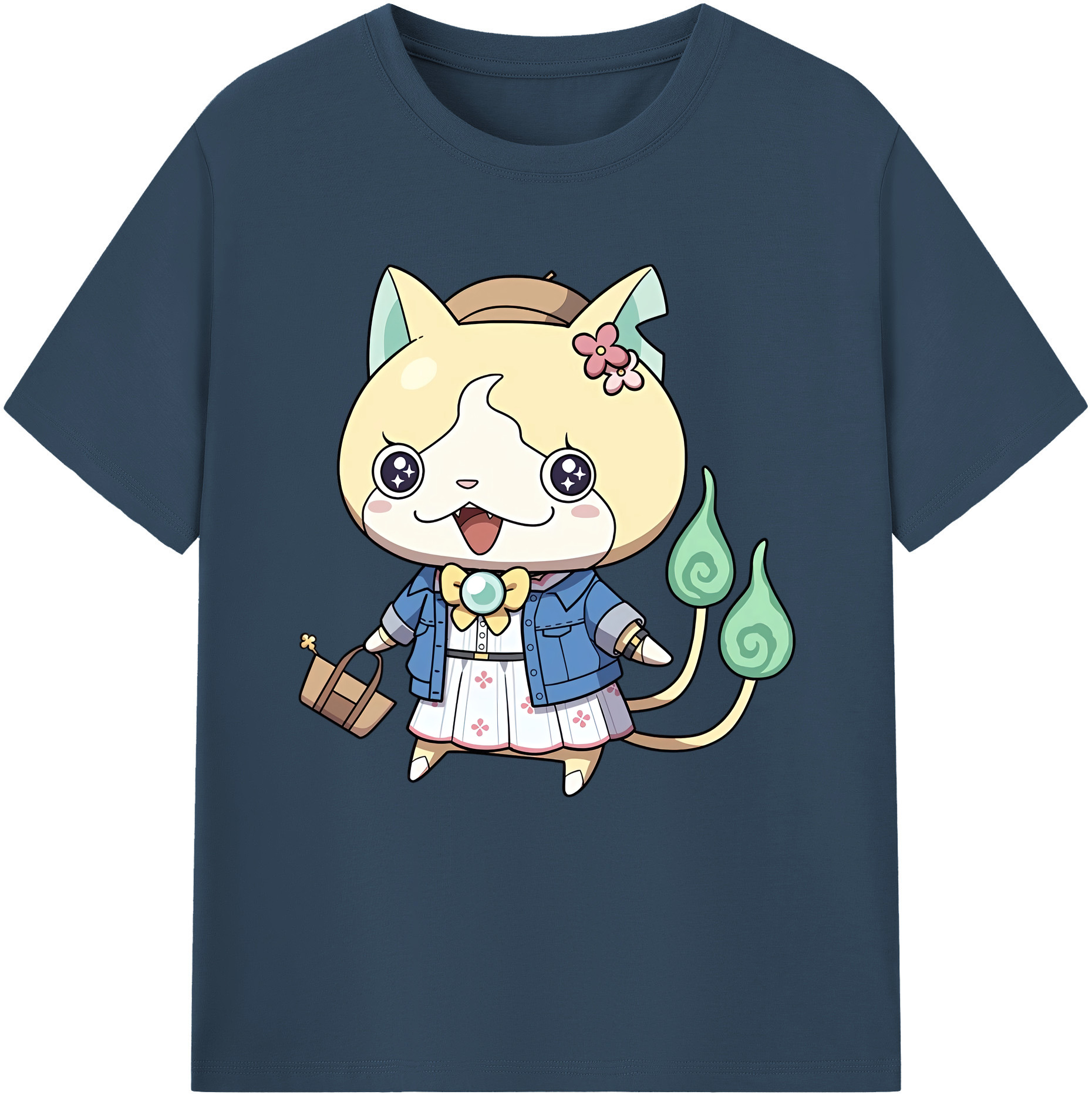 （画像用） 妖怪ウォッチ Yo-kai Watch 綿100％半袖Tシャツ（フロントプリント）