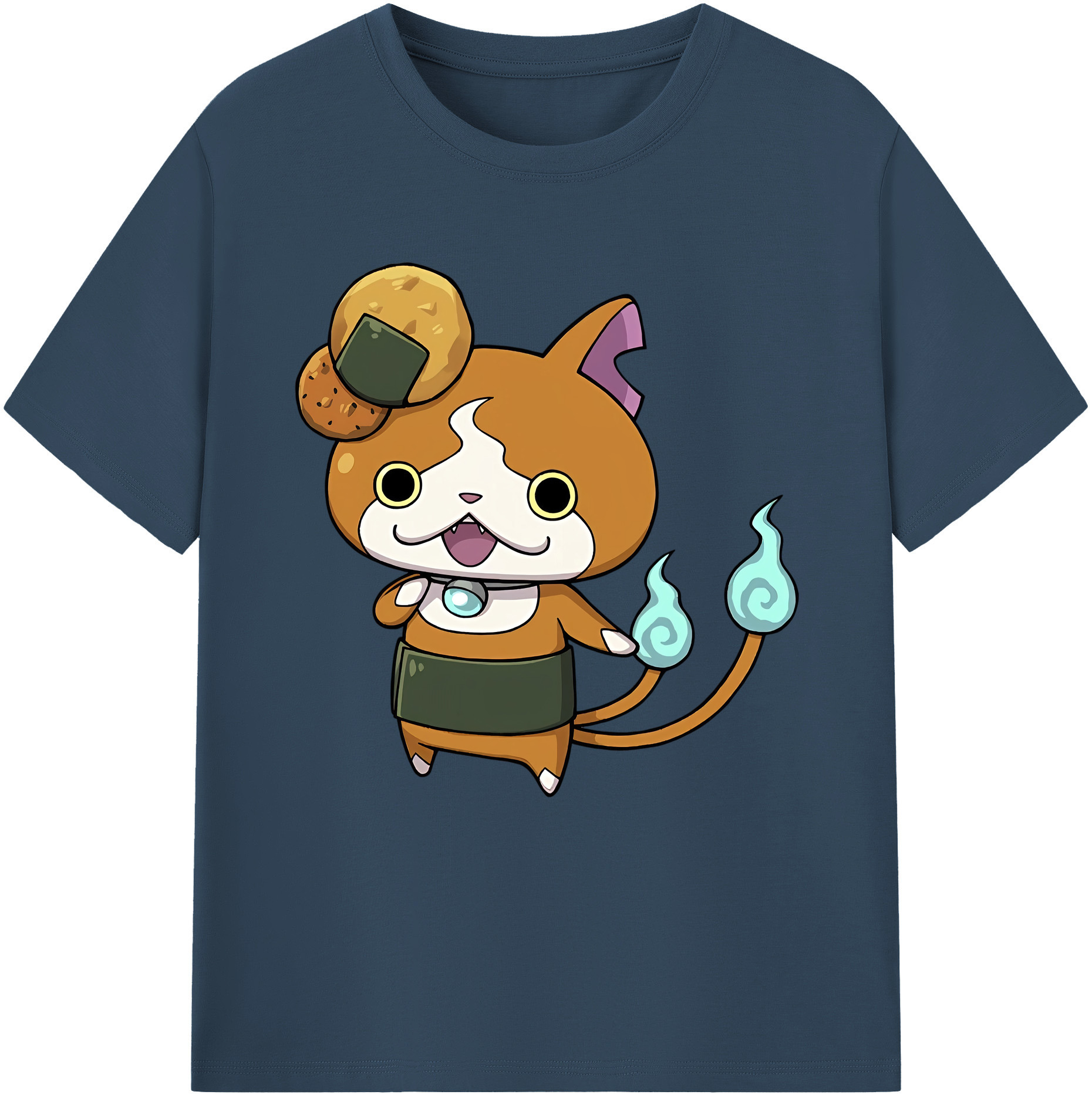 （画像用） 妖怪ウォッチ Yo-kai Watch 綿100％半袖Tシャツ（フロントプリント）