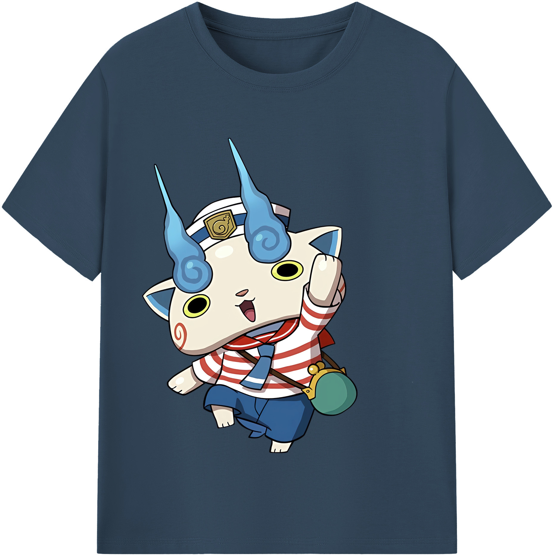 （画像用） 妖怪ウォッチ Yo-kai Watch 綿100％半袖Tシャツ（フロントプリント）
