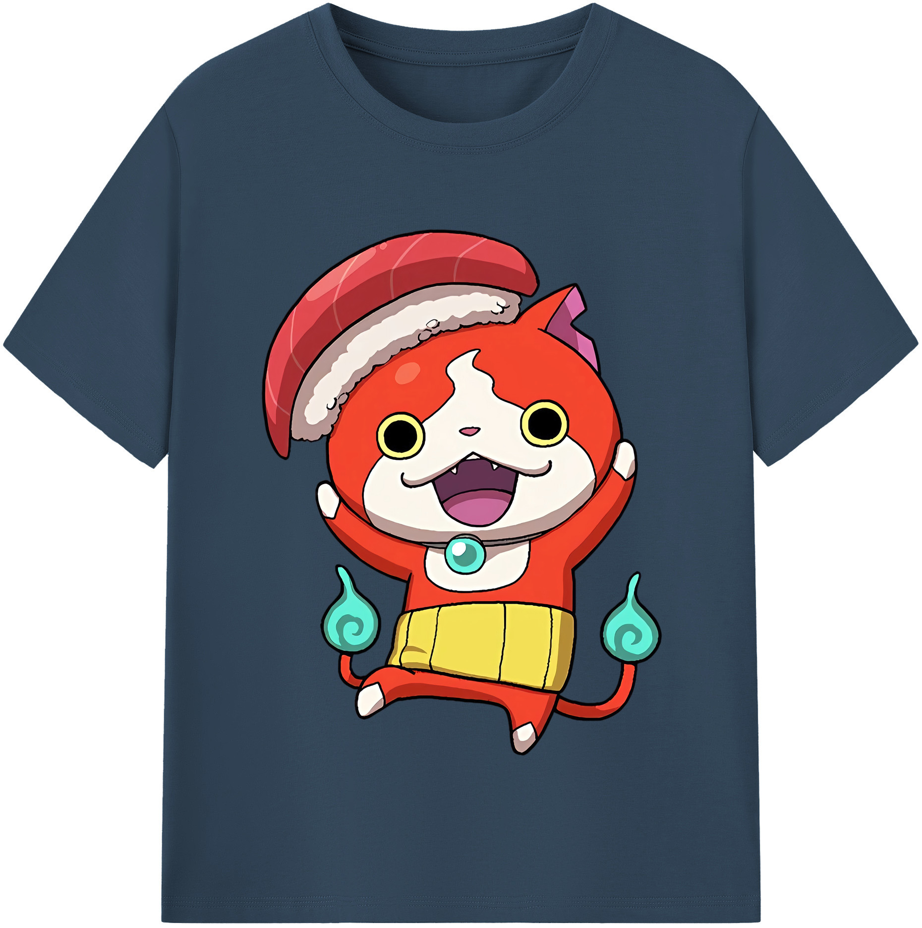 （画像用） 妖怪ウォッチ Yo-kai Watch 綿100％半袖Tシャツ（フロントプリント）