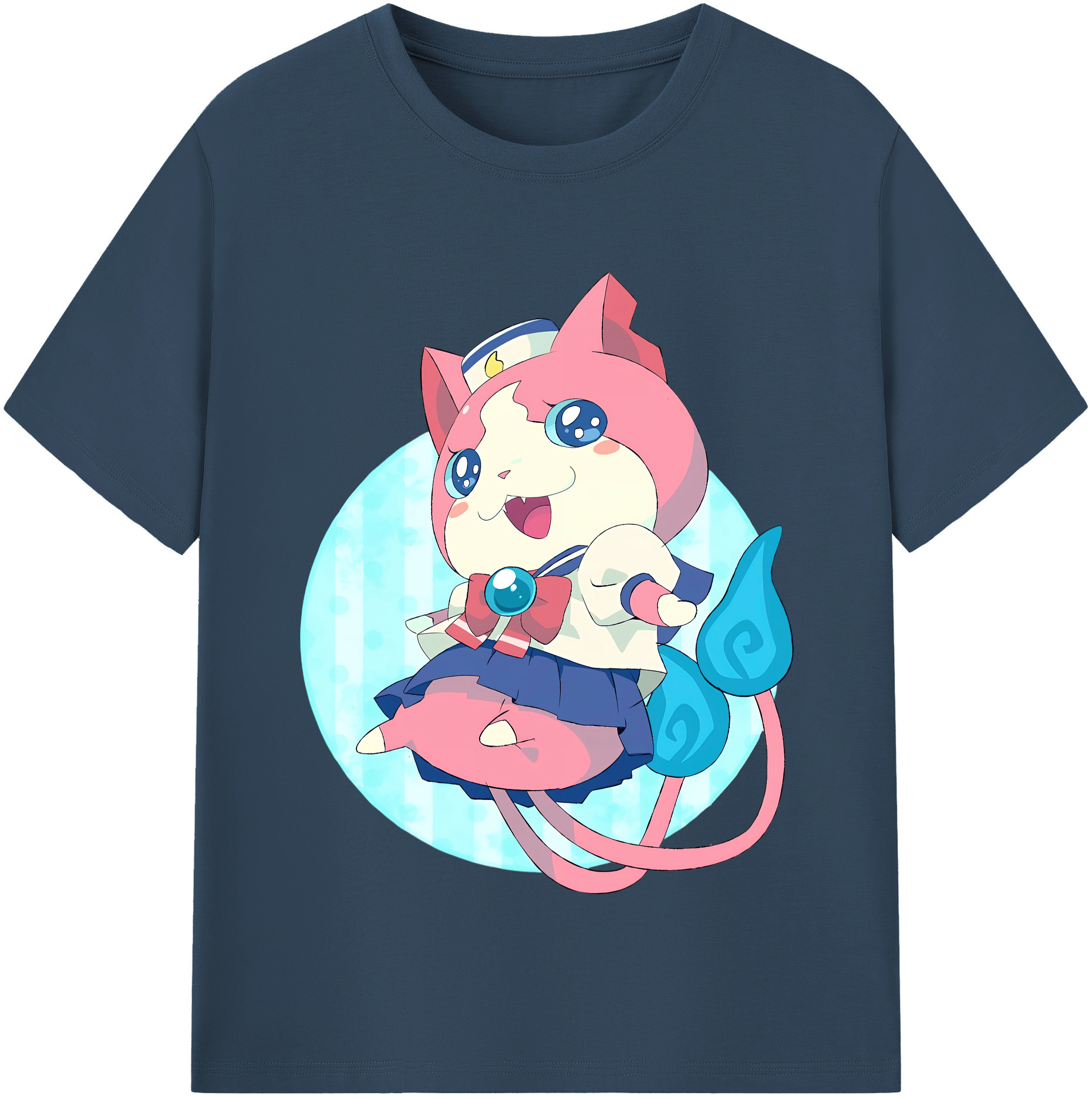 （画像用） 妖怪ウォッチ Yo-kai Watch 綿100％半袖Tシャツ（フロントプリント）