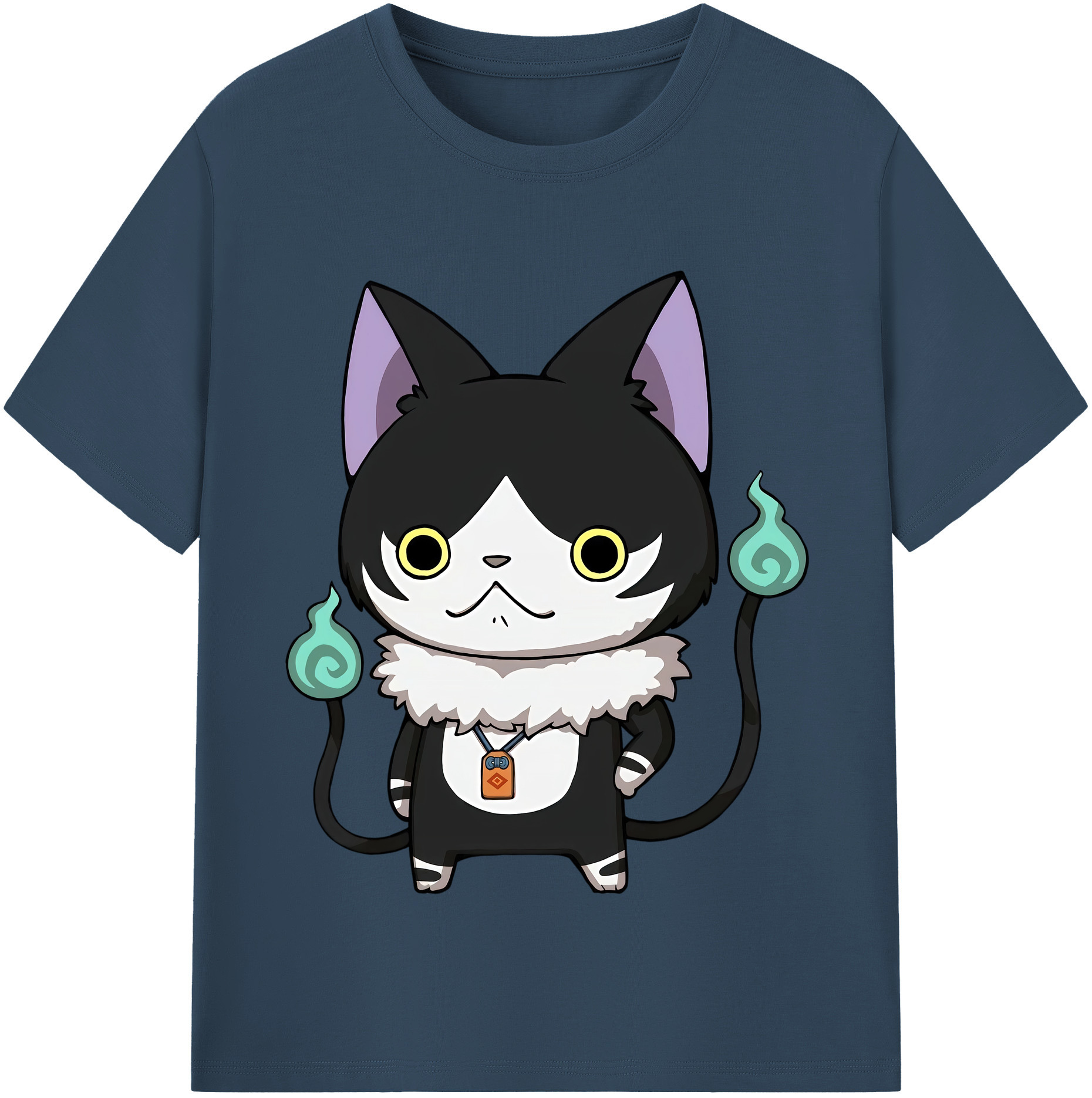 （画像用） 妖怪ウォッチ Yo-kai Watch 綿100％半袖Tシャツ（フロントプリント）