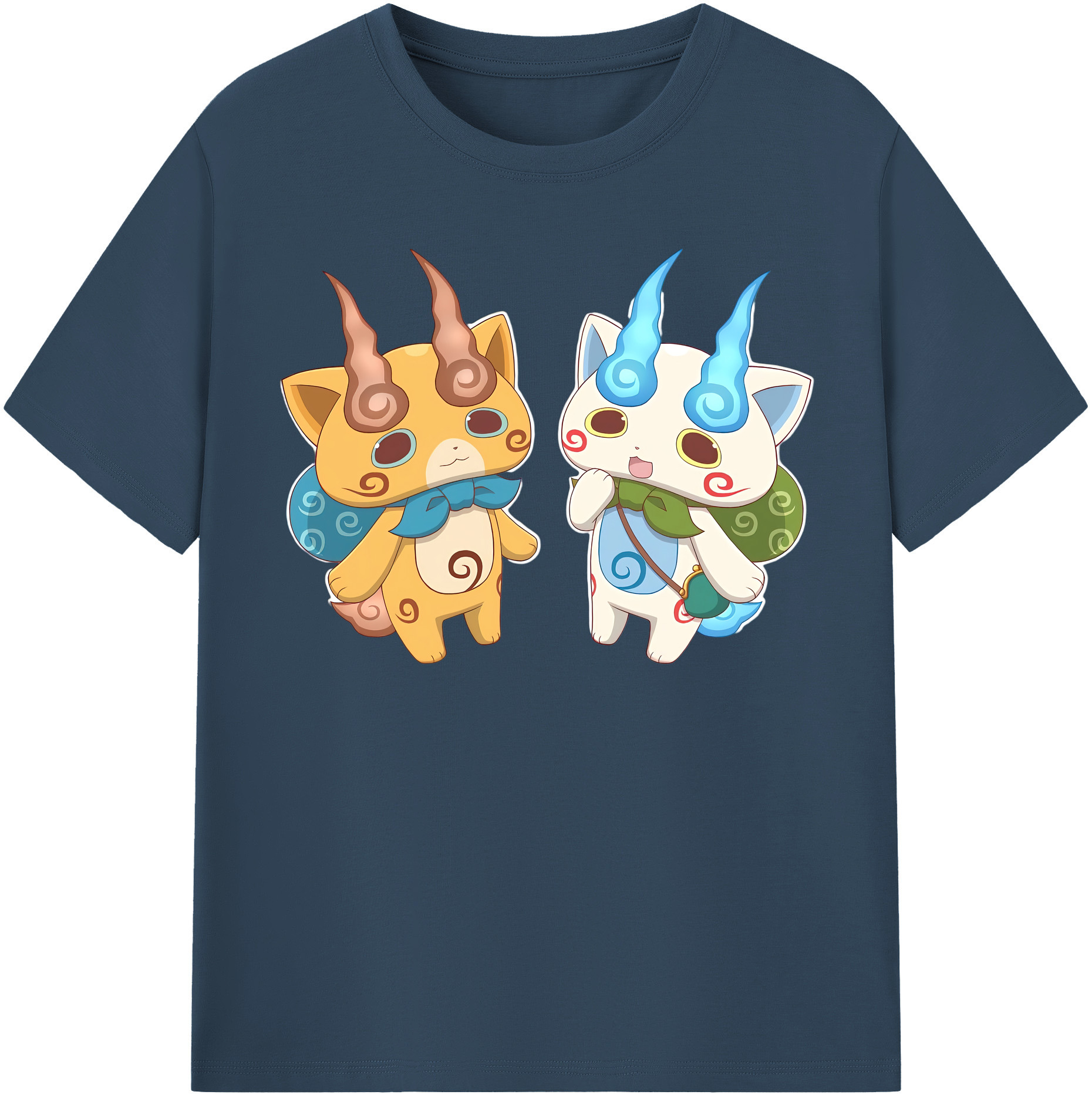 （画像用） 妖怪ウォッチ Yo-kai Watch 綿100％半袖Tシャツ（フロントプリント）