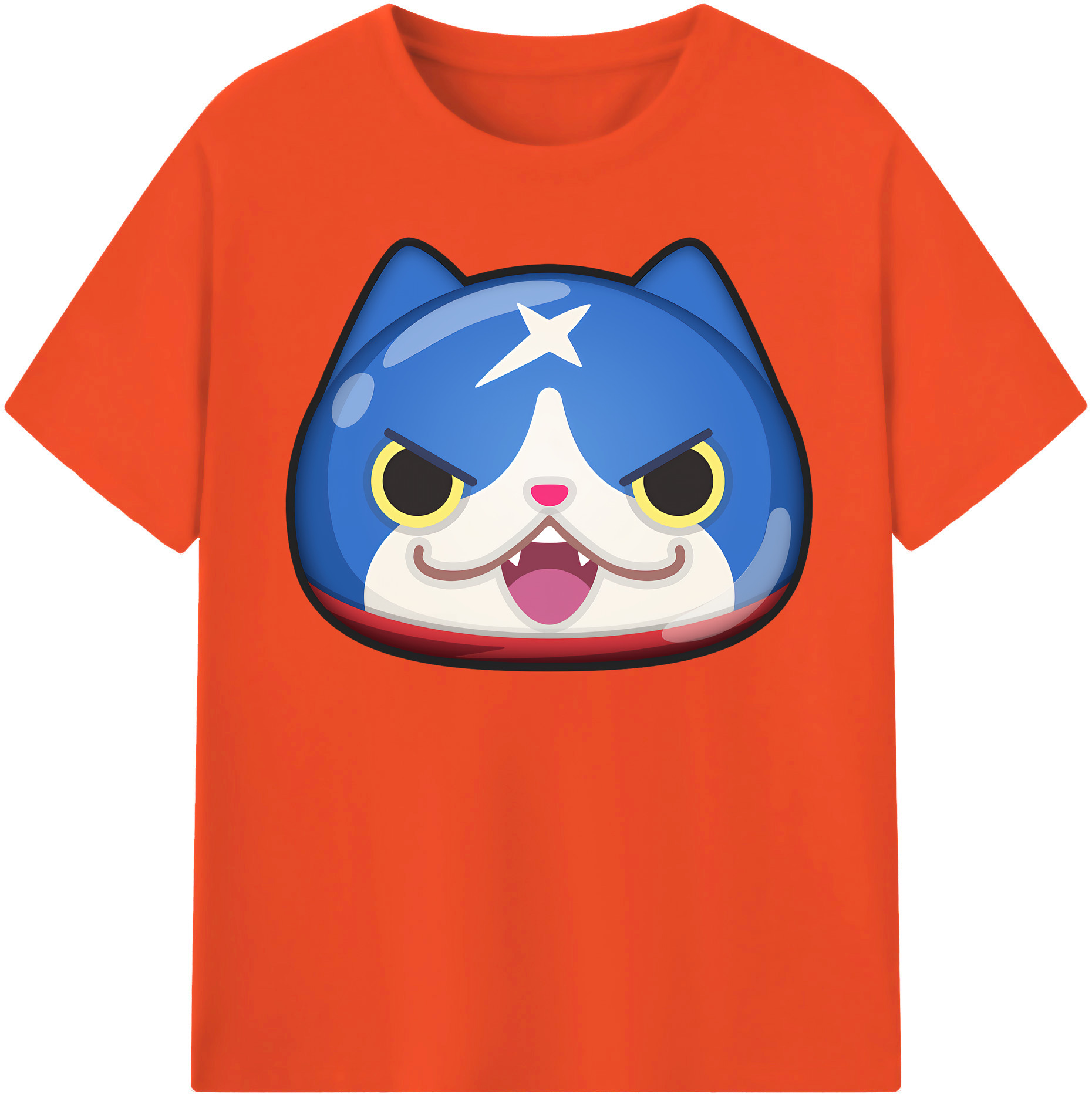 （画像用） 妖怪ウォッチ Yo-kai Watch 綿100％半袖Tシャツ（フロントプリント）