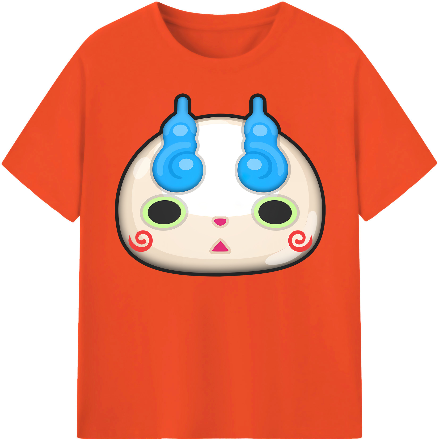 （画像用） 妖怪ウォッチ Yo-kai Watch 綿100％半袖Tシャツ（フロントプリント）