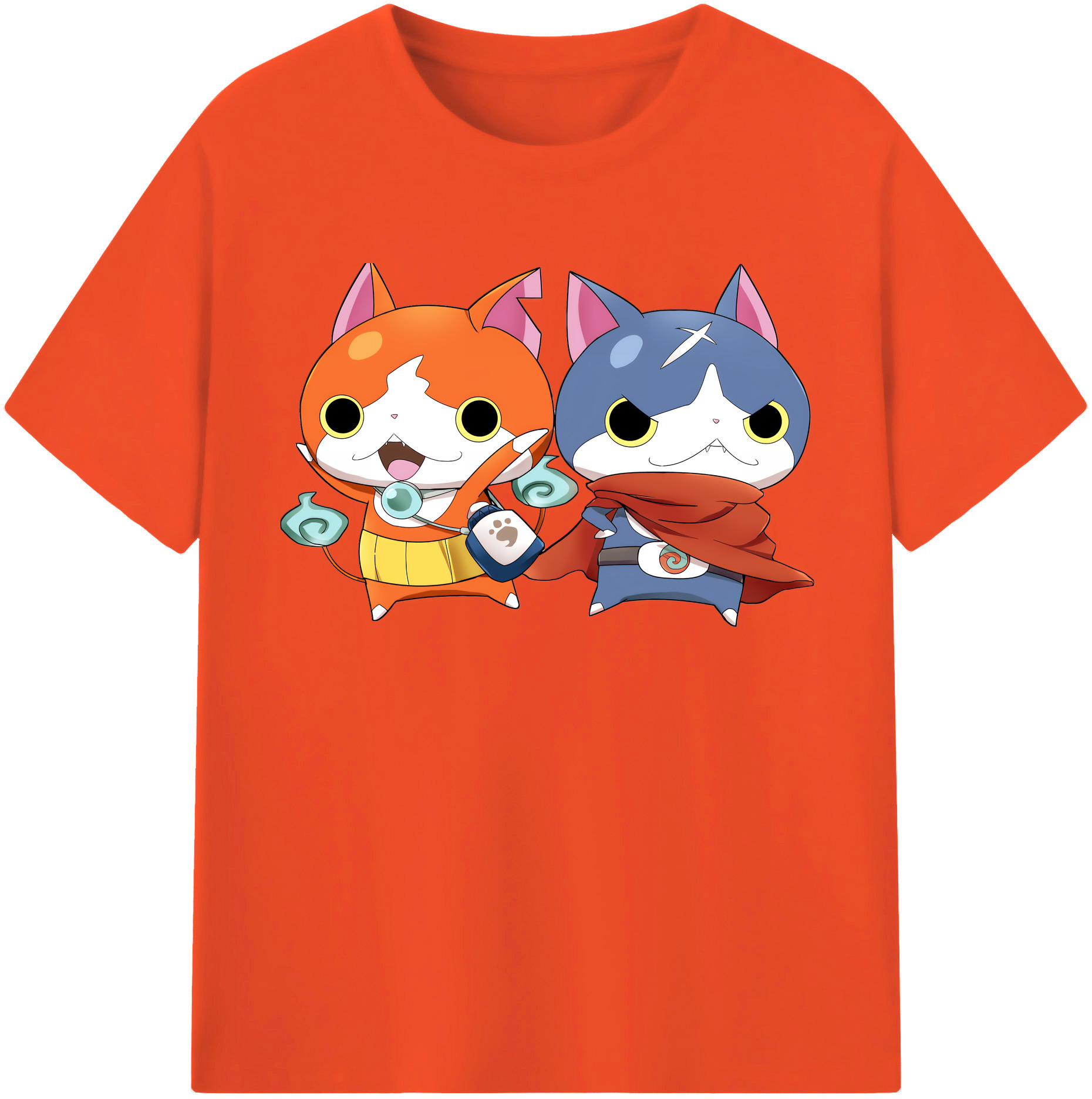（画像用） 妖怪ウォッチ Yo-kai Watch 綿100％半袖Tシャツ（フロントプリント）