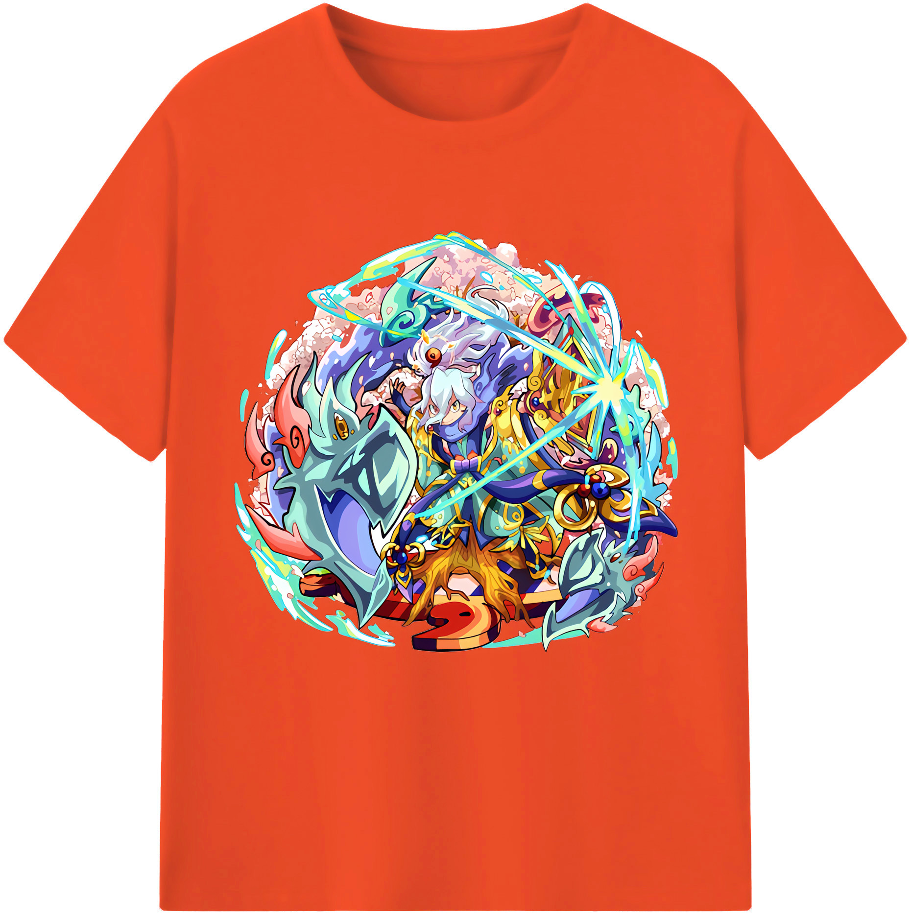 （画像用） 妖怪ウォッチ Yo-kai Watch 綿100％半袖Tシャツ（フロントプリント）