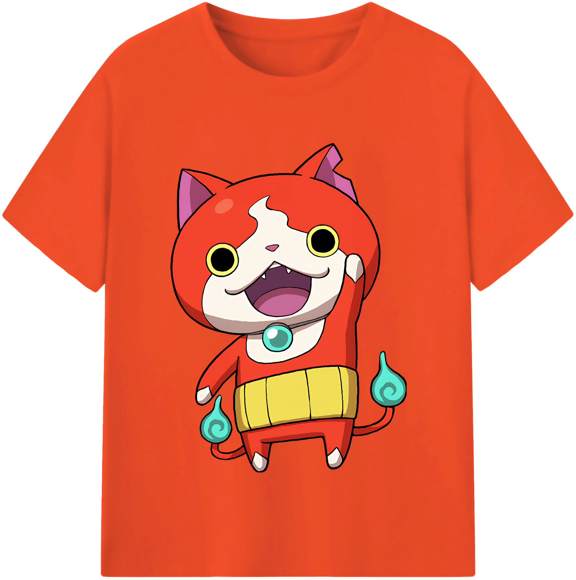 （画像用） 妖怪ウォッチ Yo-kai Watch 綿100％半袖Tシャツ（フロントプリント）