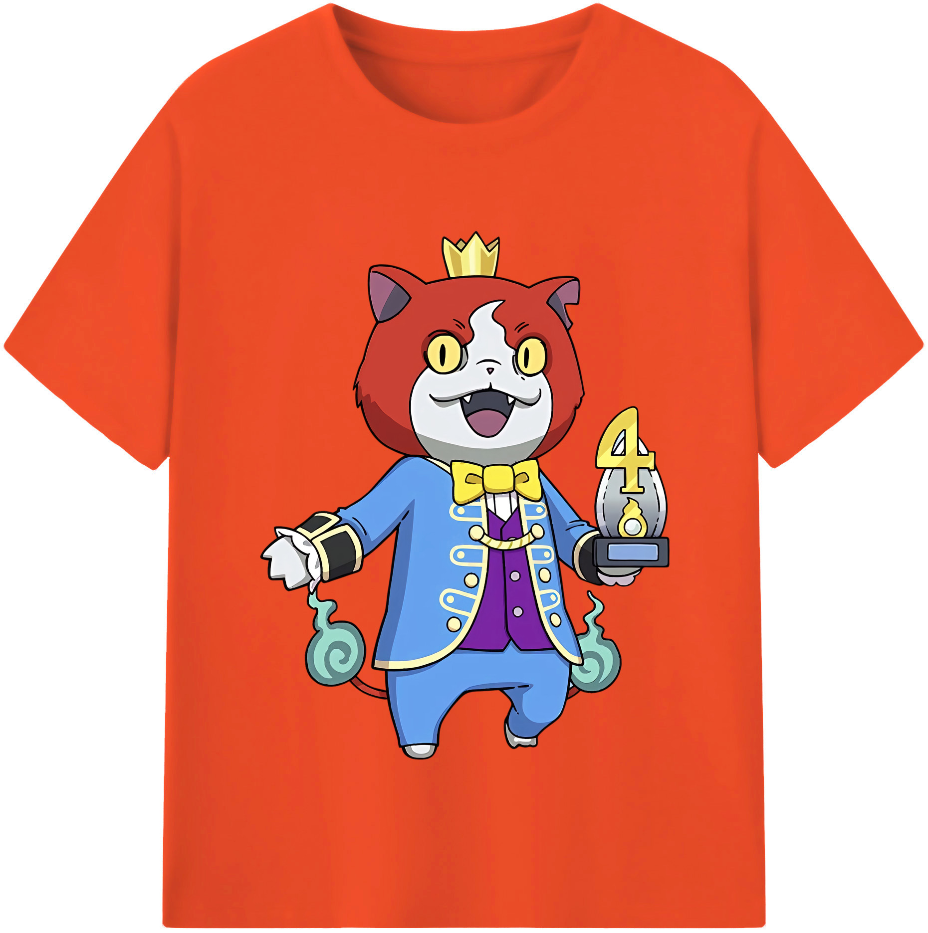 （画像用） 妖怪ウォッチ Yo-kai Watch 綿100％半袖Tシャツ（フロントプリント）