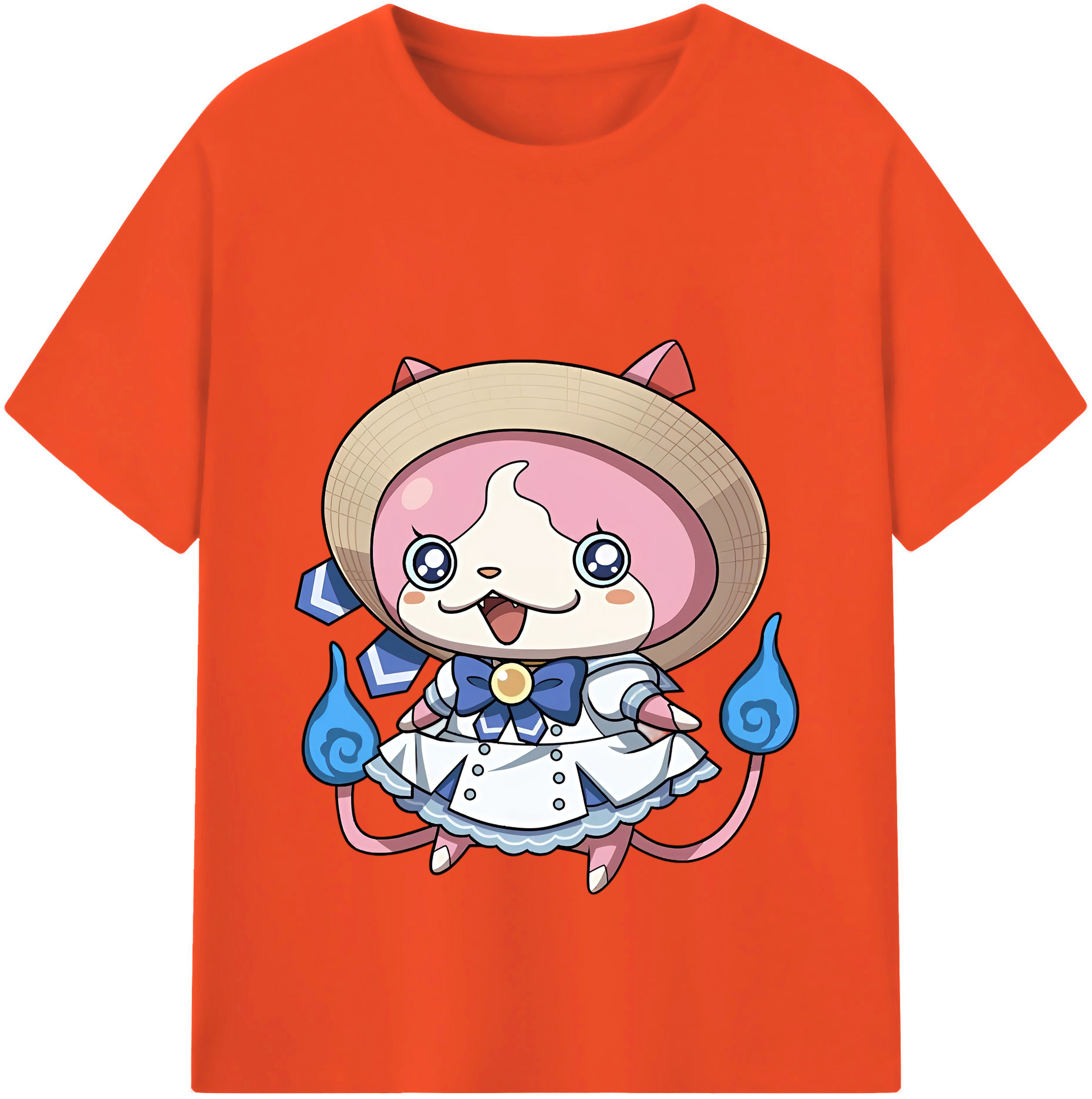 （画像用） 妖怪ウォッチ Yo-kai Watch 綿100％半袖Tシャツ（フロントプリント）