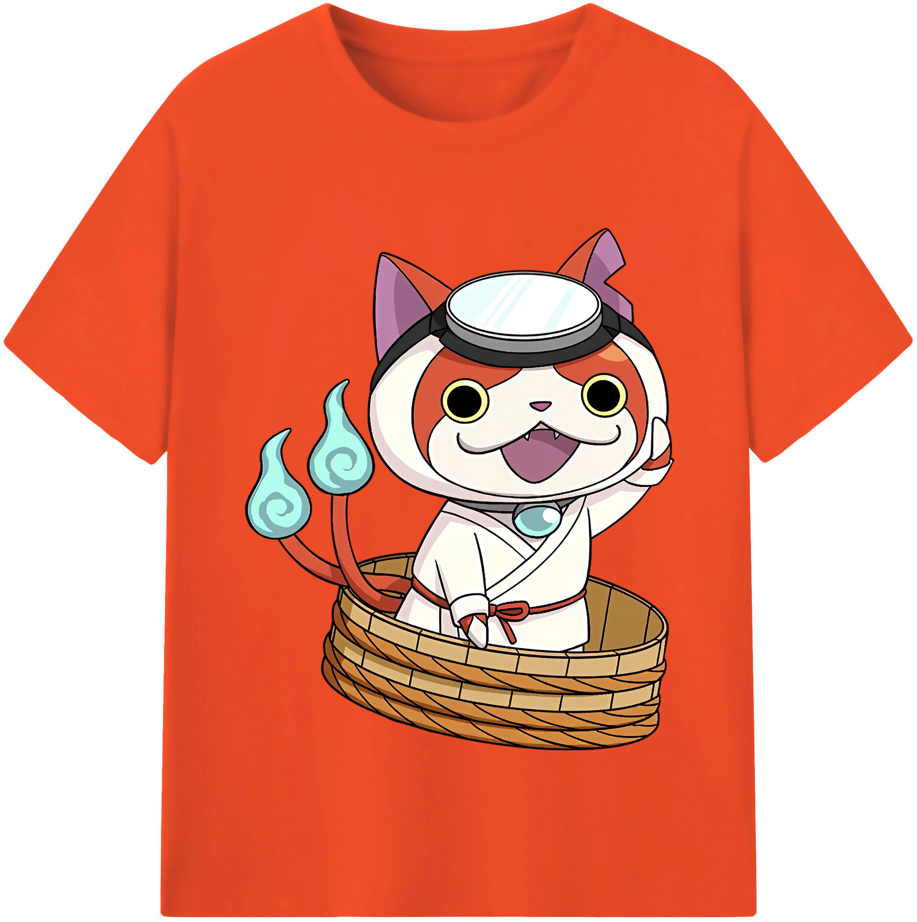 （画像用） 妖怪ウォッチ Yo-kai Watch 綿100％半袖Tシャツ（フロントプリント）