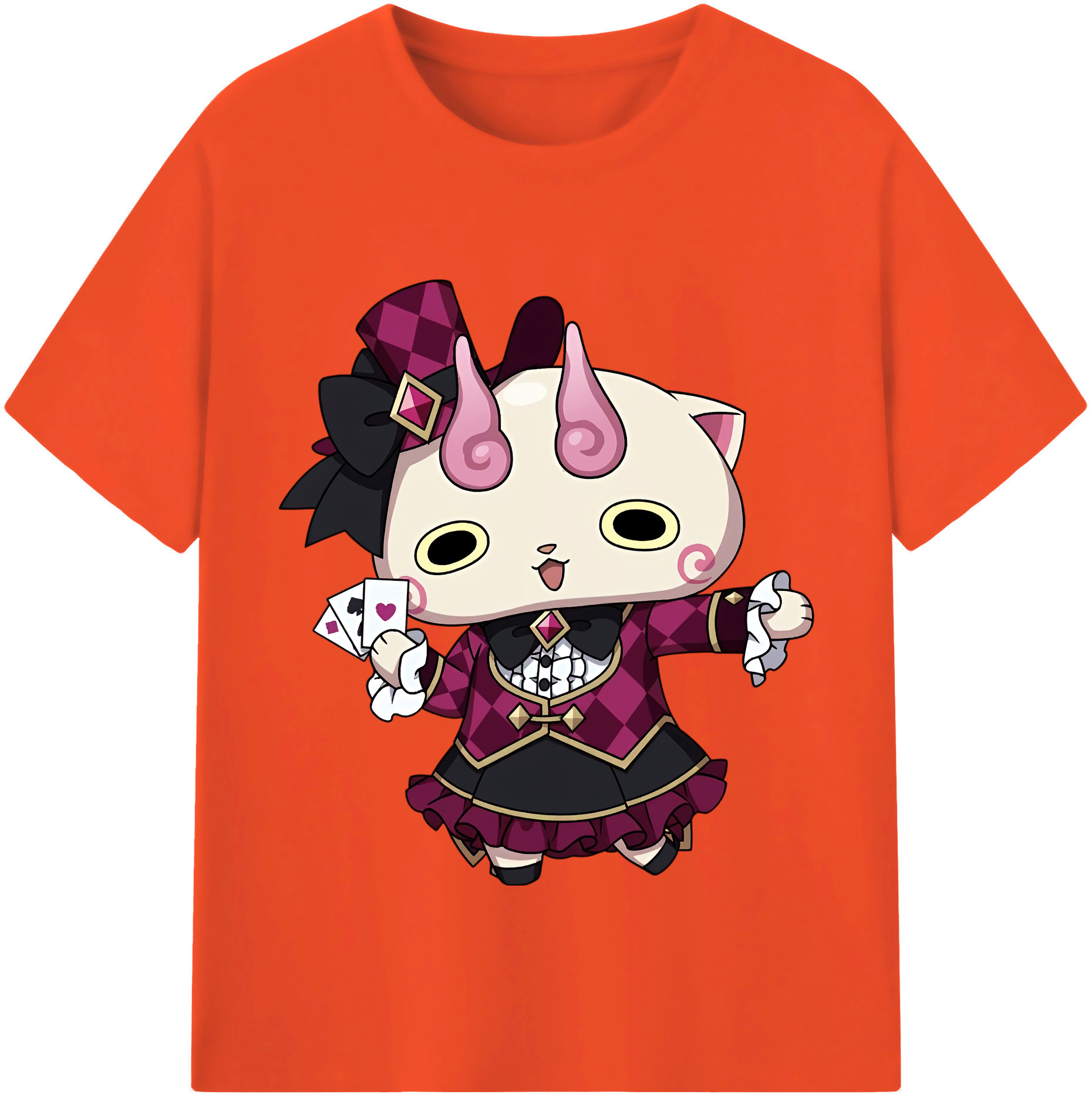 （画像用） 妖怪ウォッチ Yo-kai Watch 綿100％半袖Tシャツ（フロントプリント）