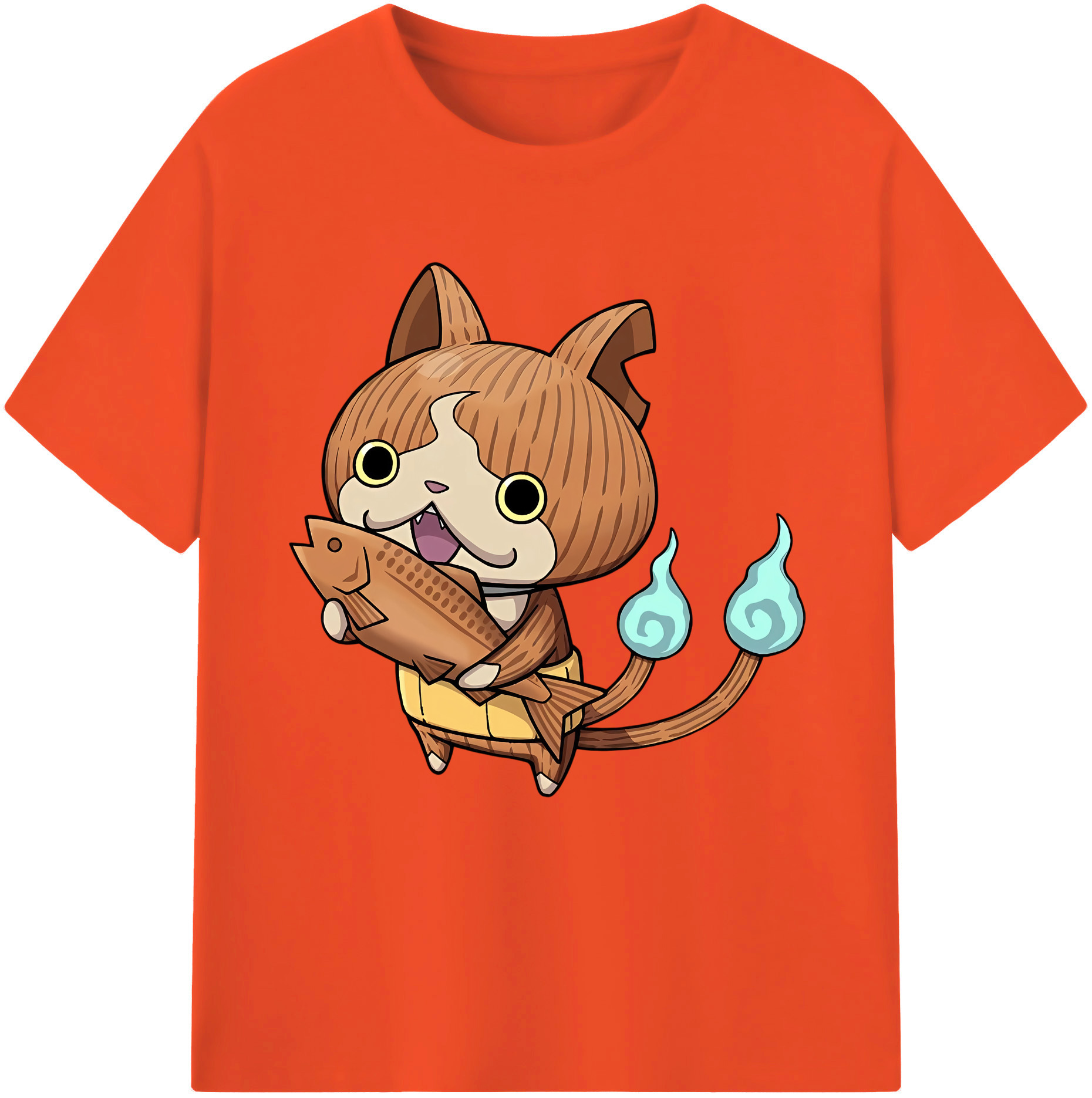 （画像用） 妖怪ウォッチ Yo-kai Watch 綿100％半袖Tシャツ（フロントプリント）