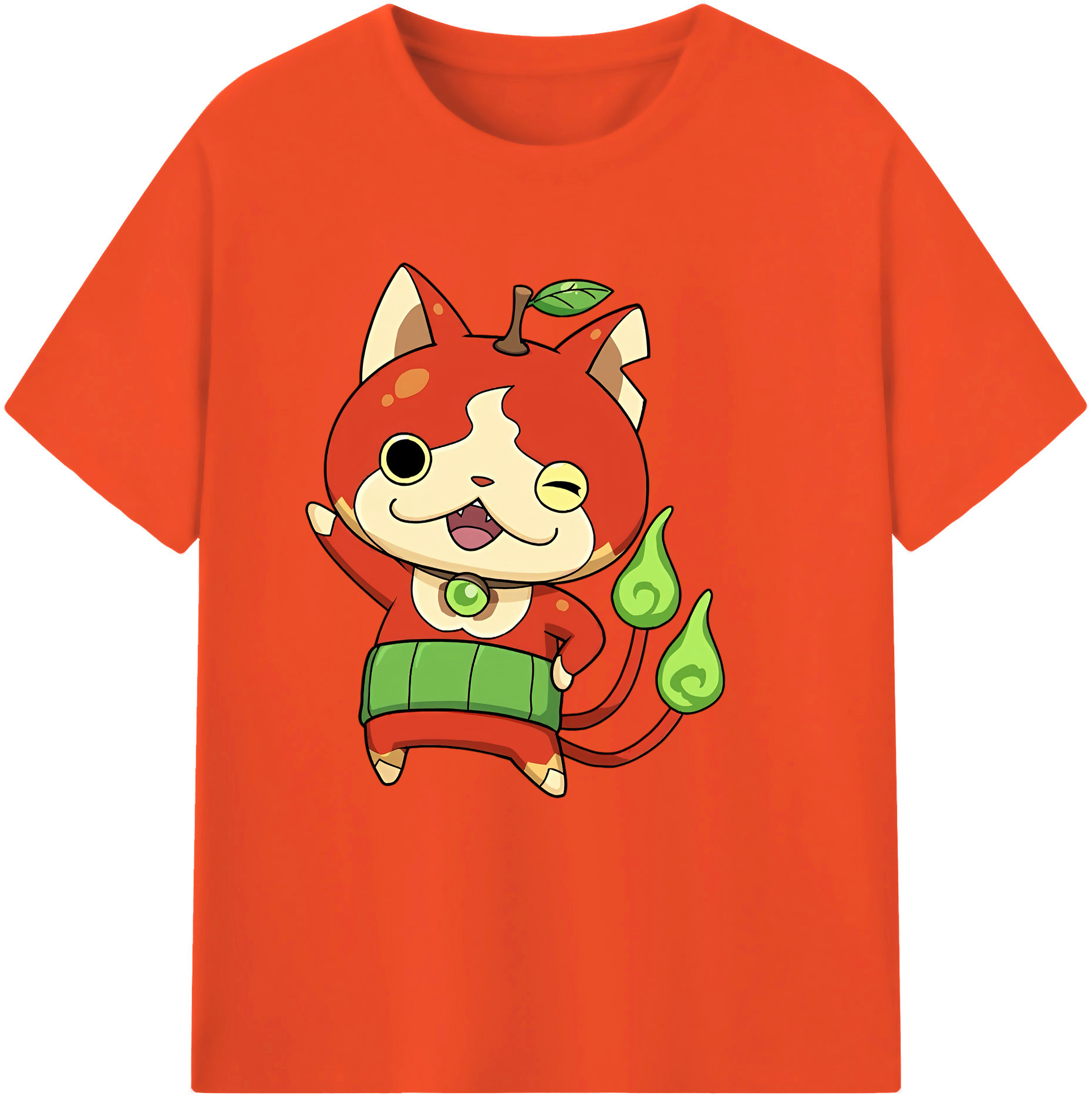 （画像用） 妖怪ウォッチ Yo-kai Watch 綿100％半袖Tシャツ（フロントプリント）