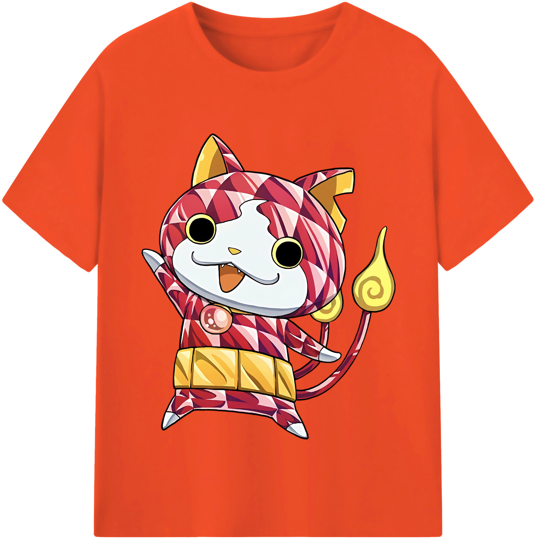 （画像用） 妖怪ウォッチ Yo-kai Watch 綿100％半袖Tシャツ（フロントプリント）
