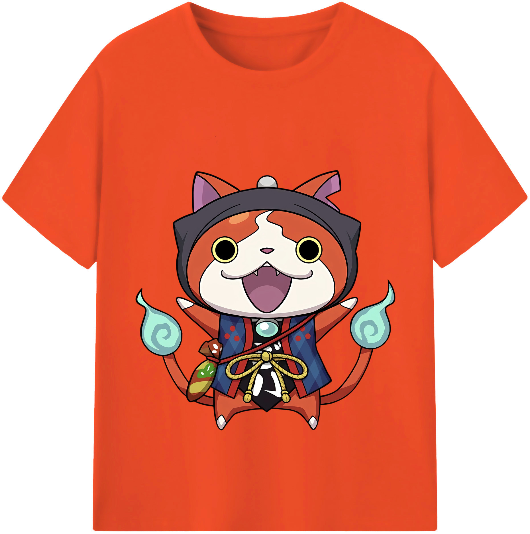 （画像用） 妖怪ウォッチ Yo-kai Watch 綿100％半袖Tシャツ（フロントプリント）