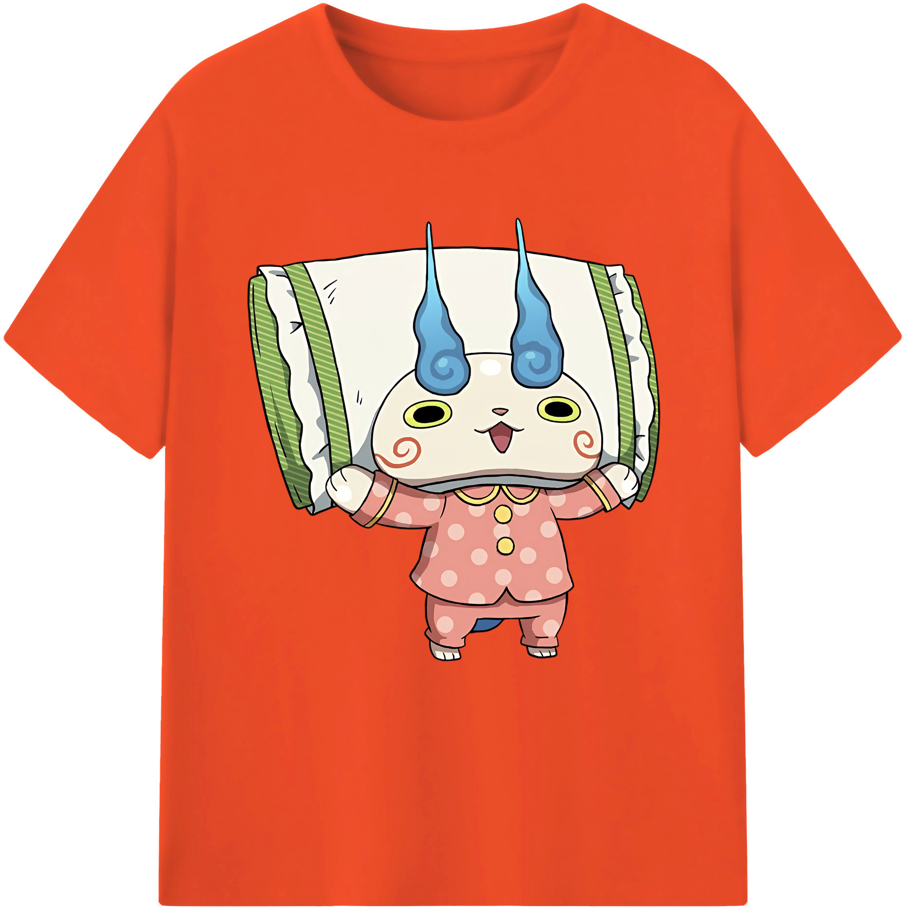 （画像用） 妖怪ウォッチ Yo-kai Watch 綿100％半袖Tシャツ（フロントプリント）