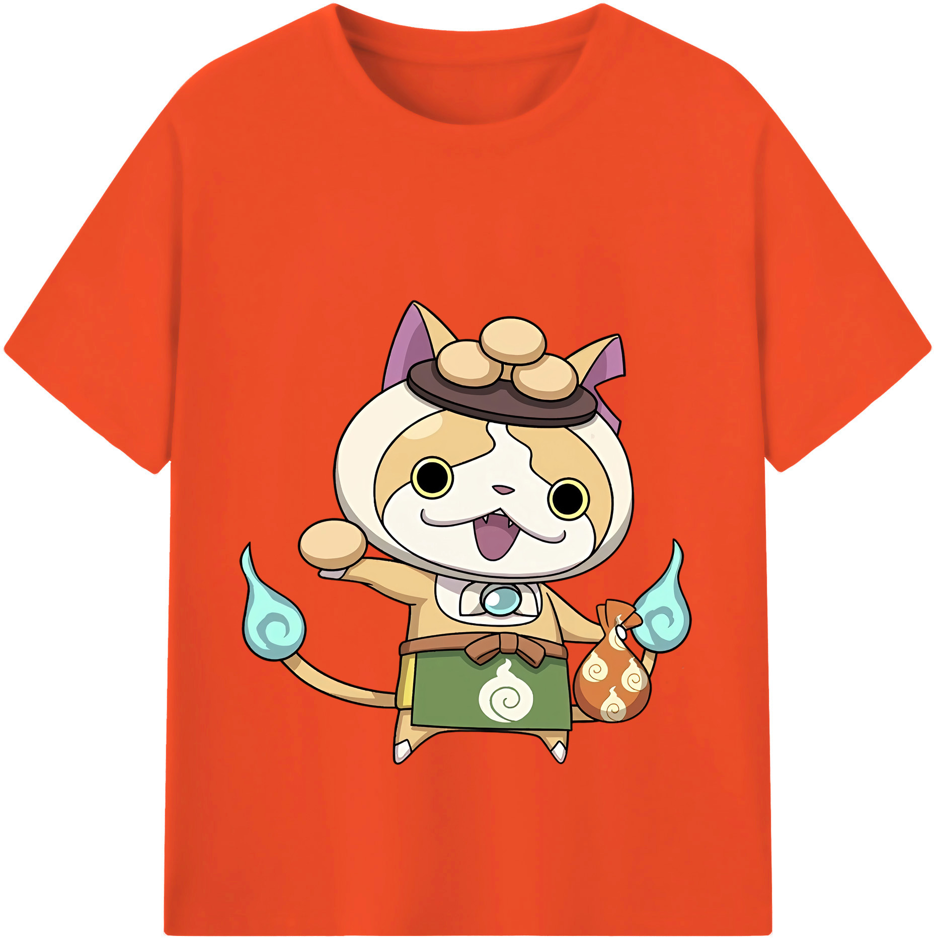 （画像用） 妖怪ウォッチ Yo-kai Watch 綿100％半袖Tシャツ（フロントプリント）