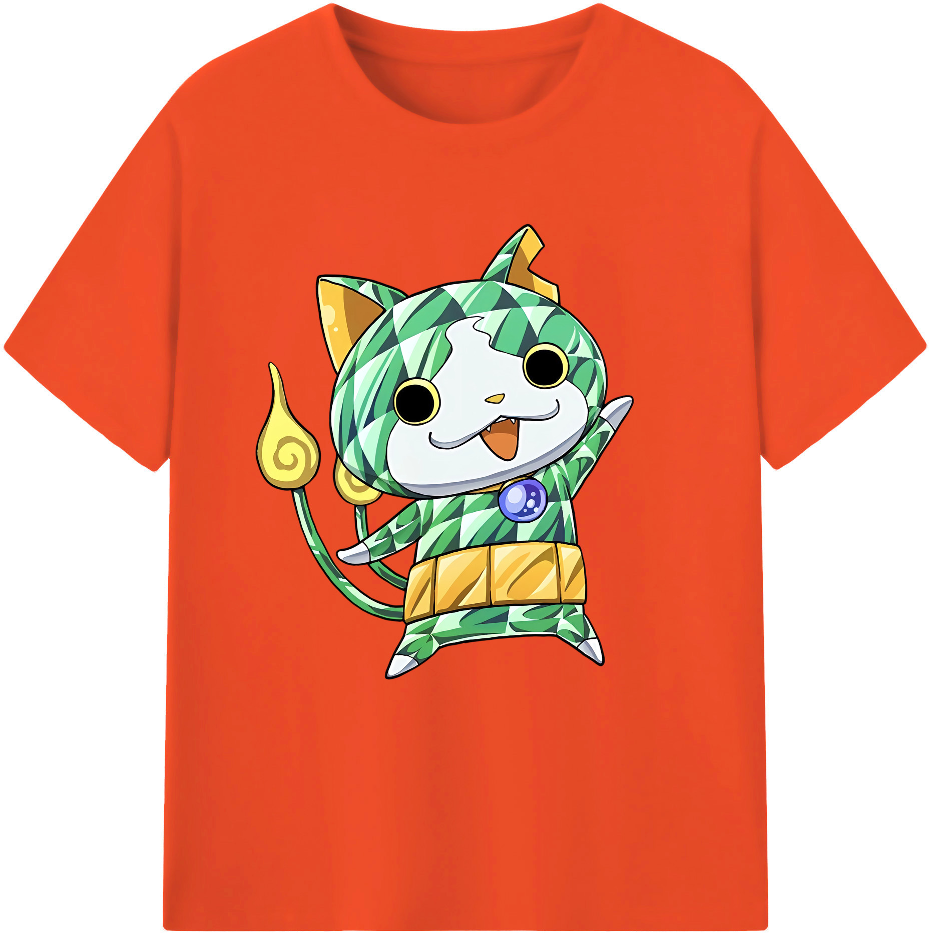 （画像用） 妖怪ウォッチ Yo-kai Watch 綿100％半袖Tシャツ（フロントプリント）