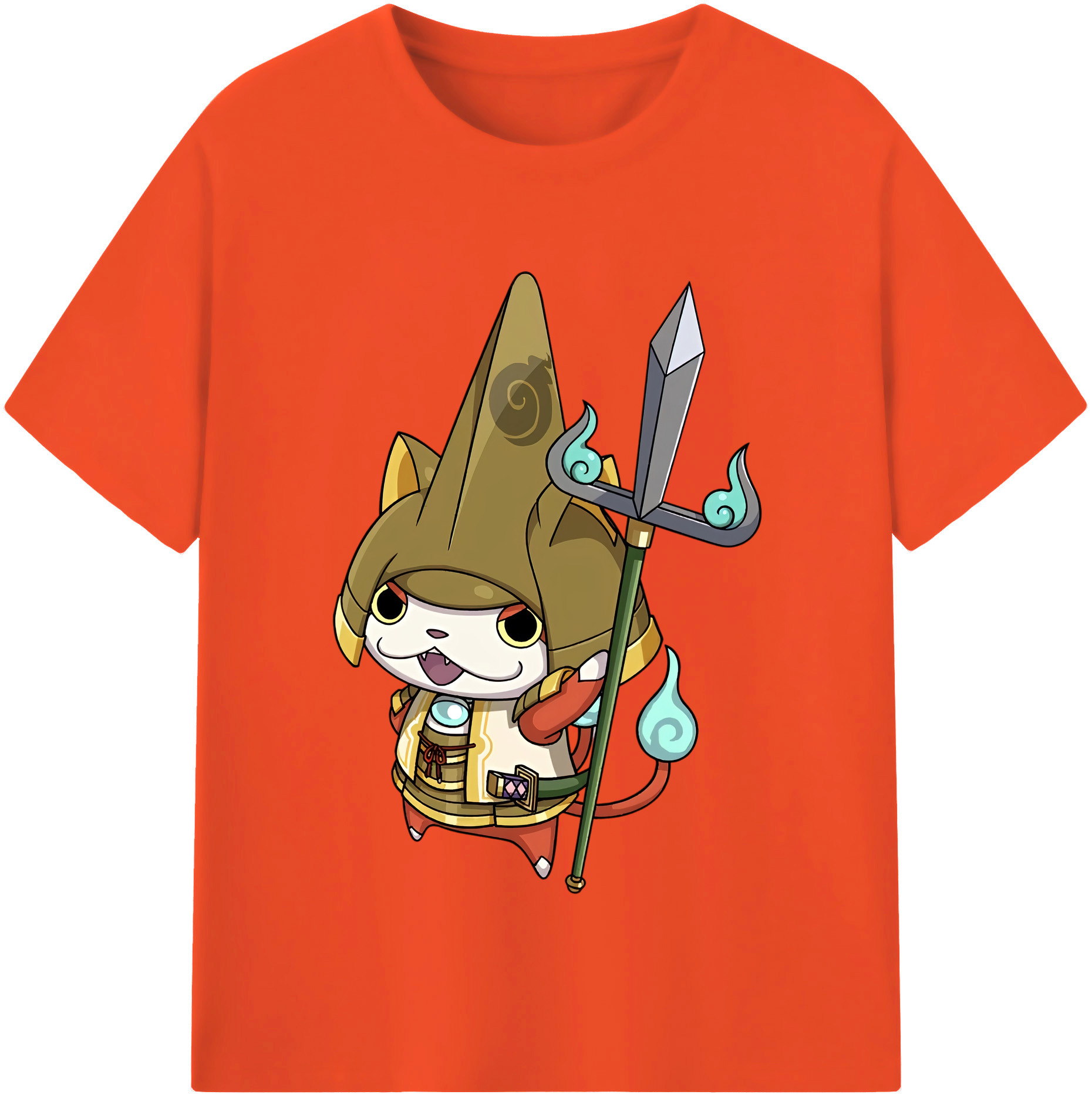 （画像用） 妖怪ウォッチ Yo-kai Watch 綿100％半袖Tシャツ（フロントプリント）