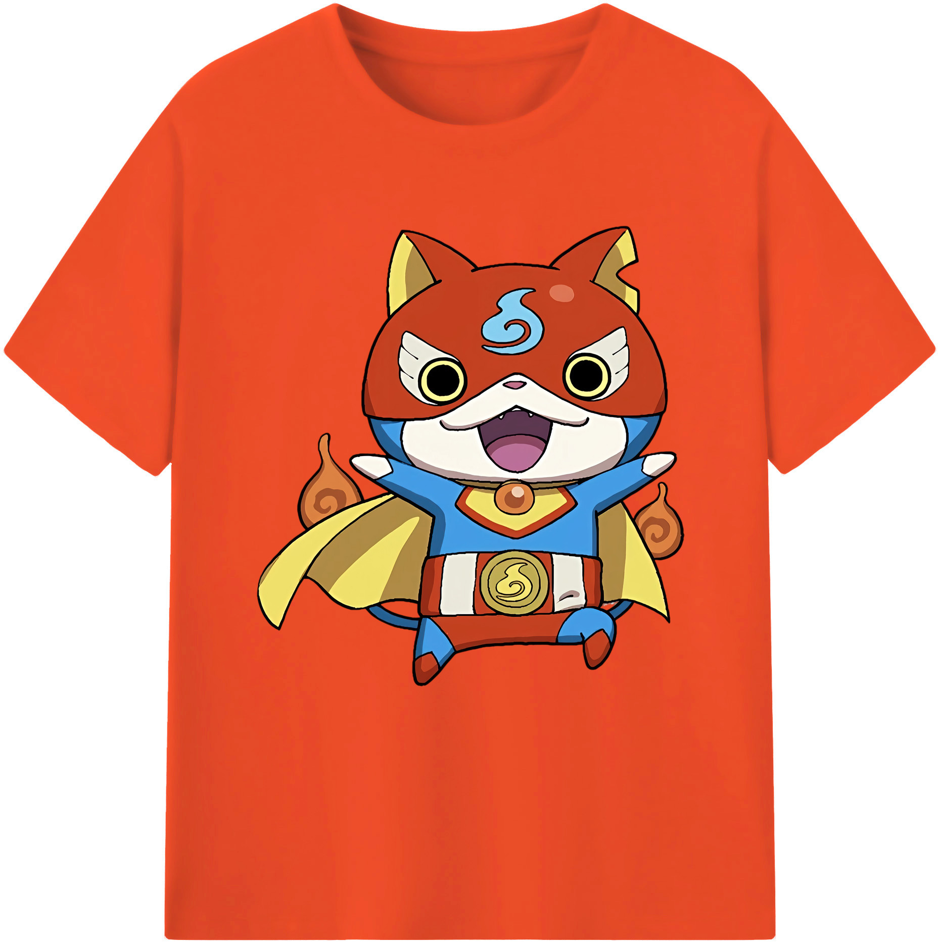 （画像用） 妖怪ウォッチ Yo-kai Watch 綿100％半袖Tシャツ（フロントプリント）
