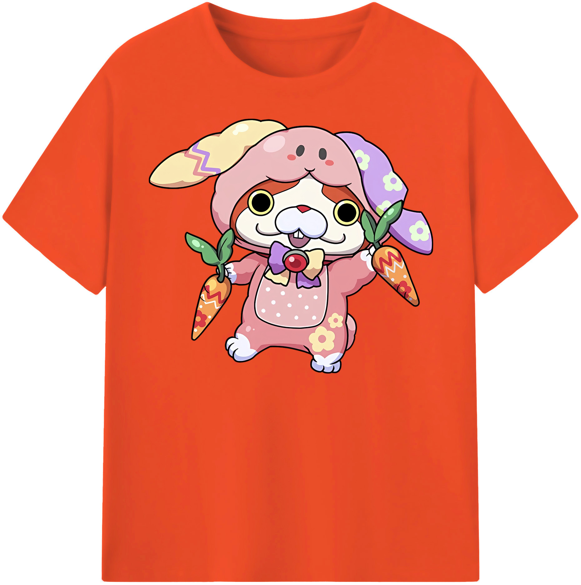 （画像用） 妖怪ウォッチ Yo-kai Watch 綿100％半袖Tシャツ（フロントプリント）